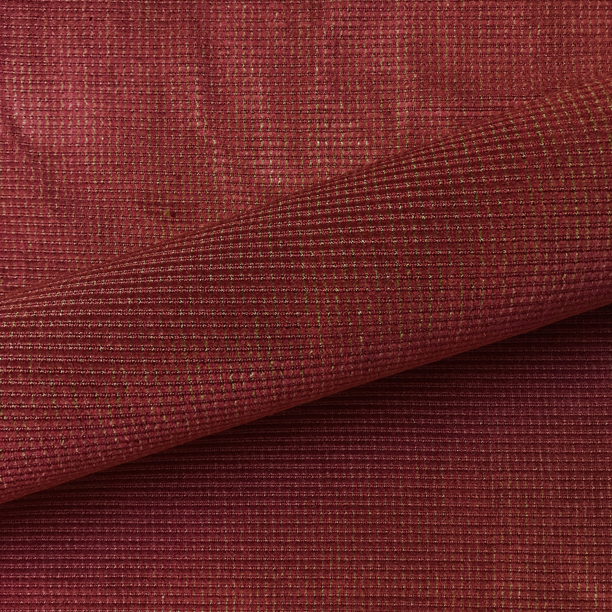 Scarlet Luxe Ribbed Chenille Upholstery Fabric 56"