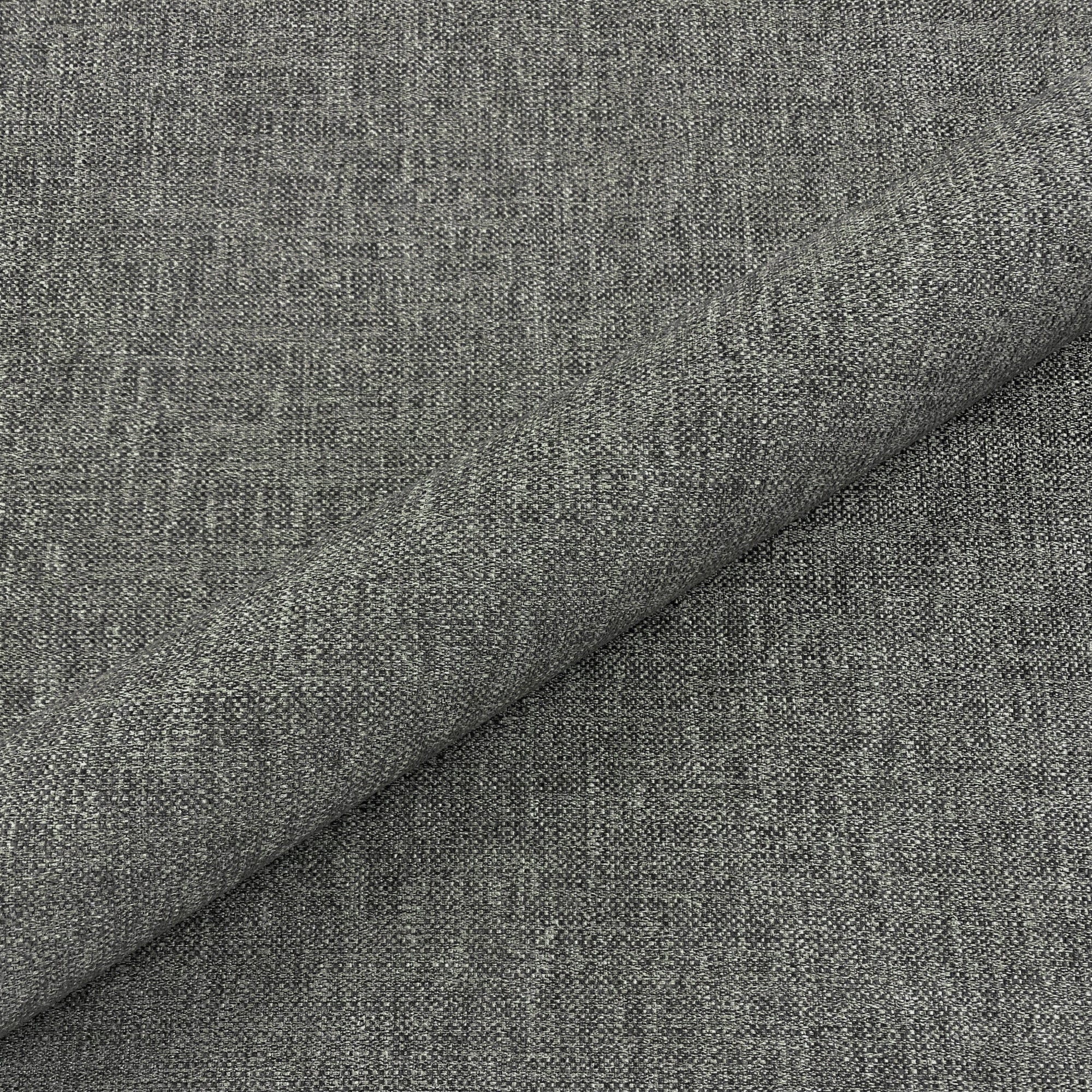 Aragon Pewter Chenille Upholstery Fabric 55"