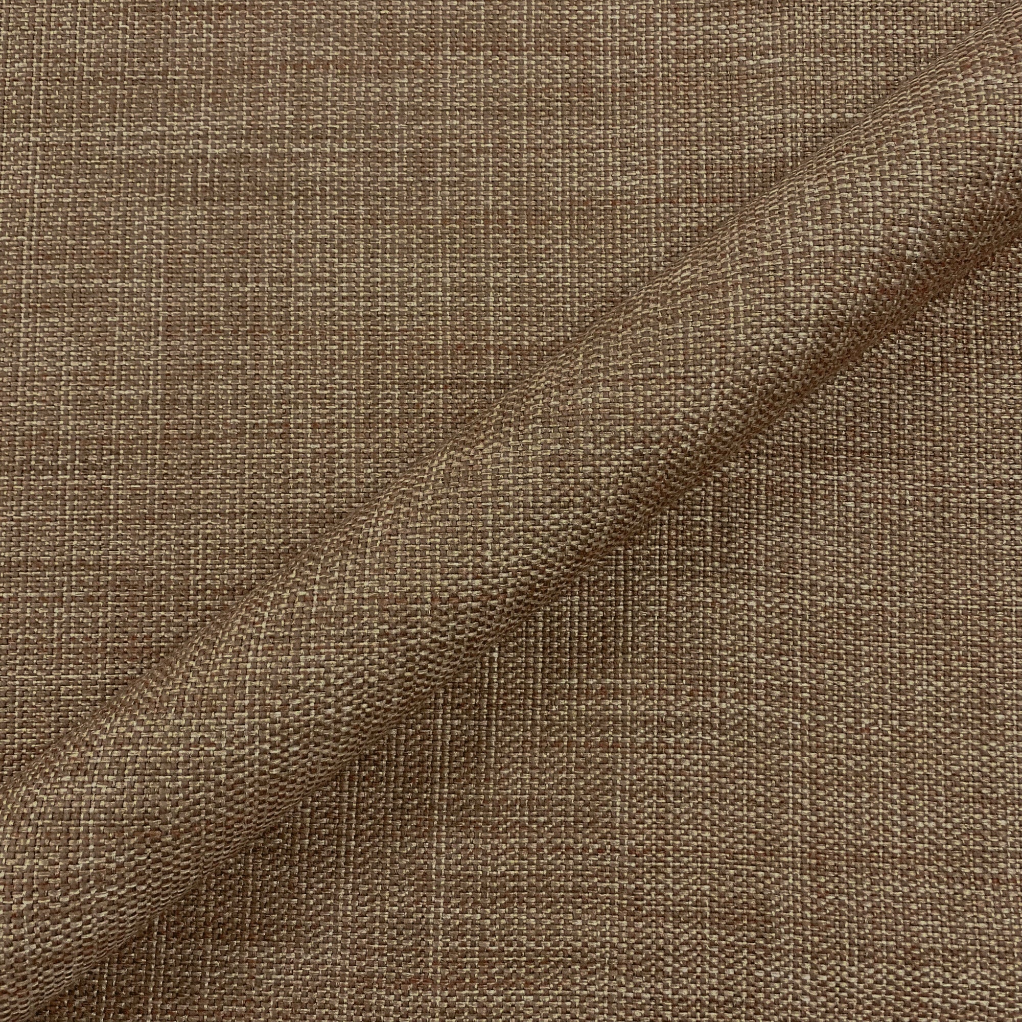 Cinnamon Boho Basketweave Upholstery Fabric 54"