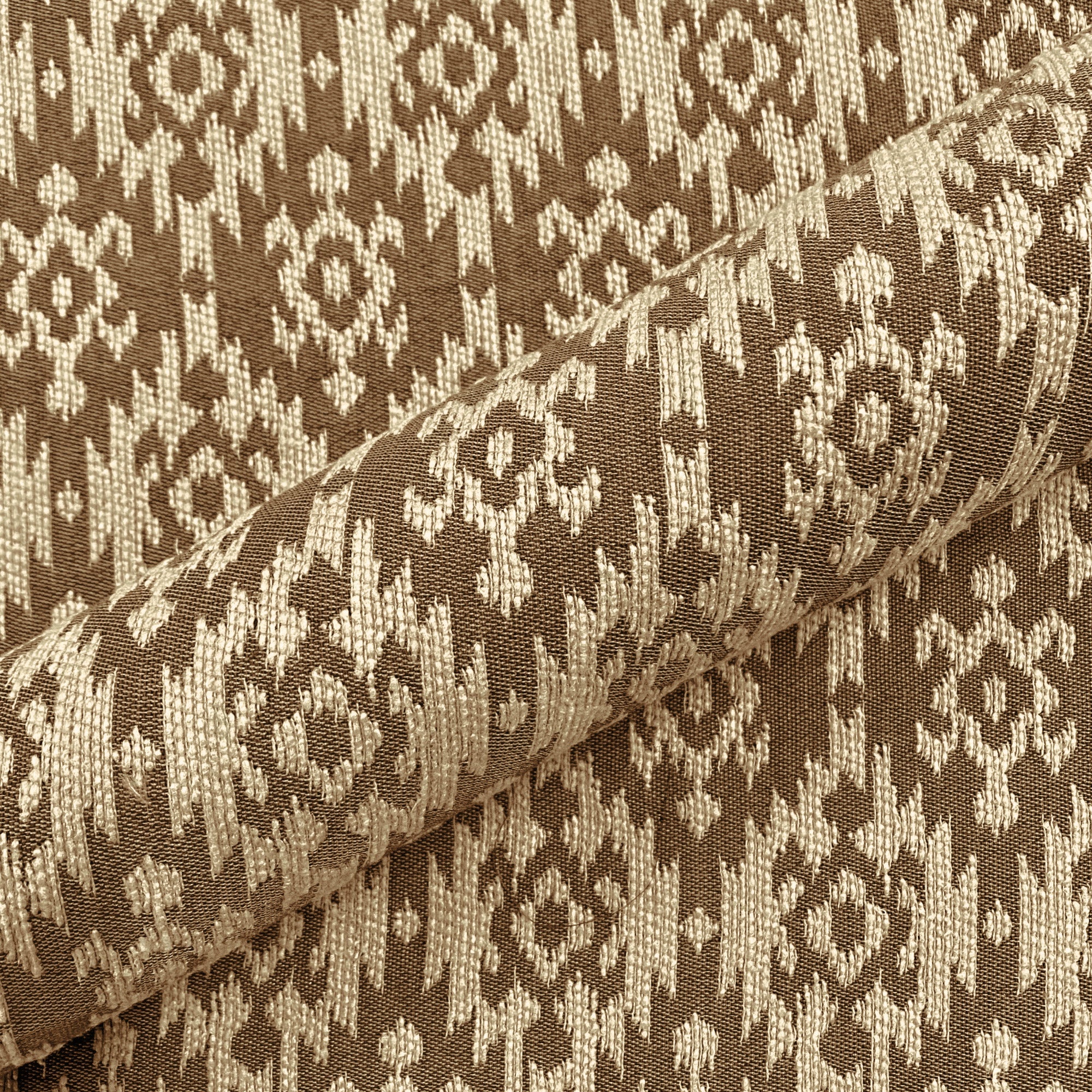 Magwa Copper Southwest Diamond Upholstery Fabric 54"