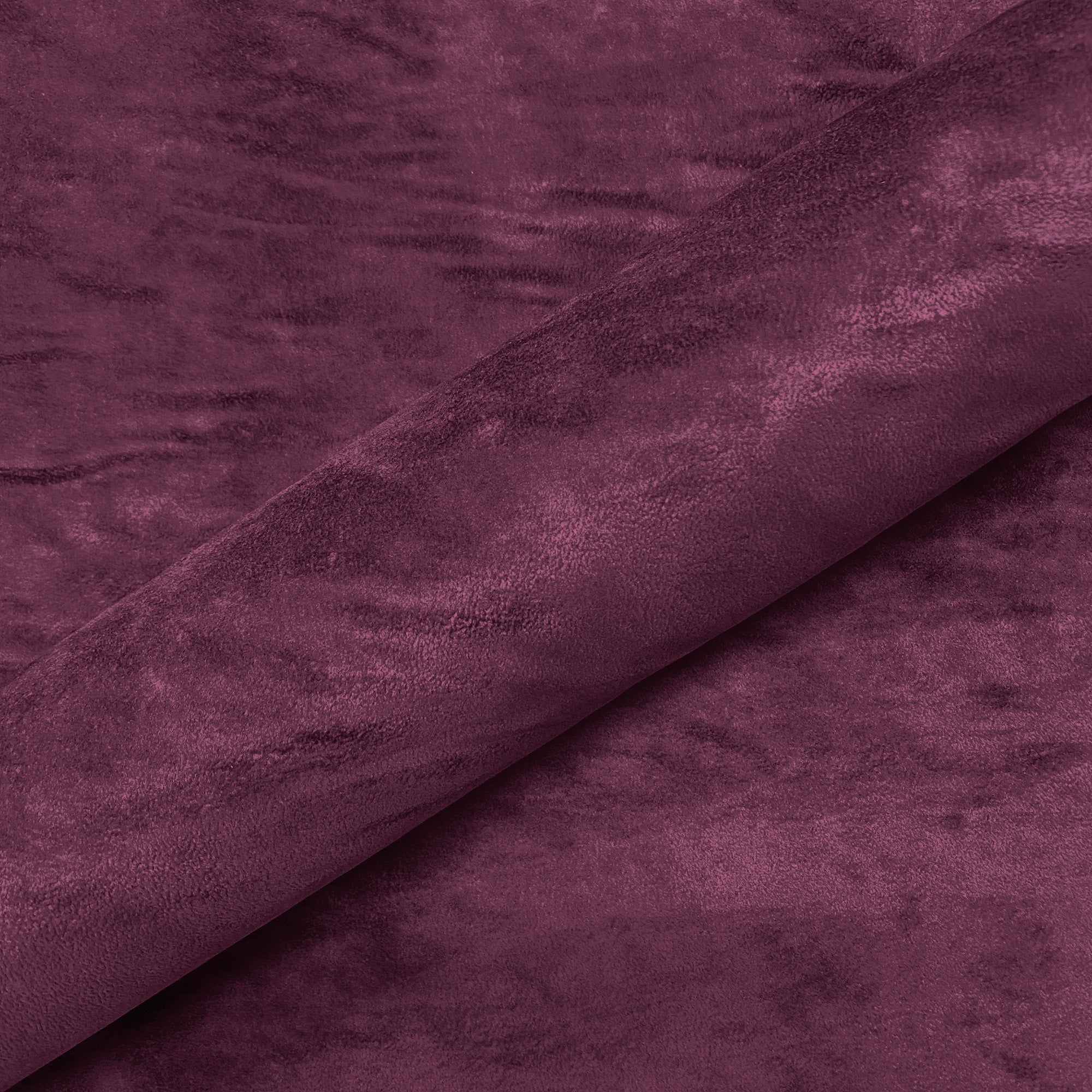 Berry Solid Soft Suede Upholstery Fabric 58"