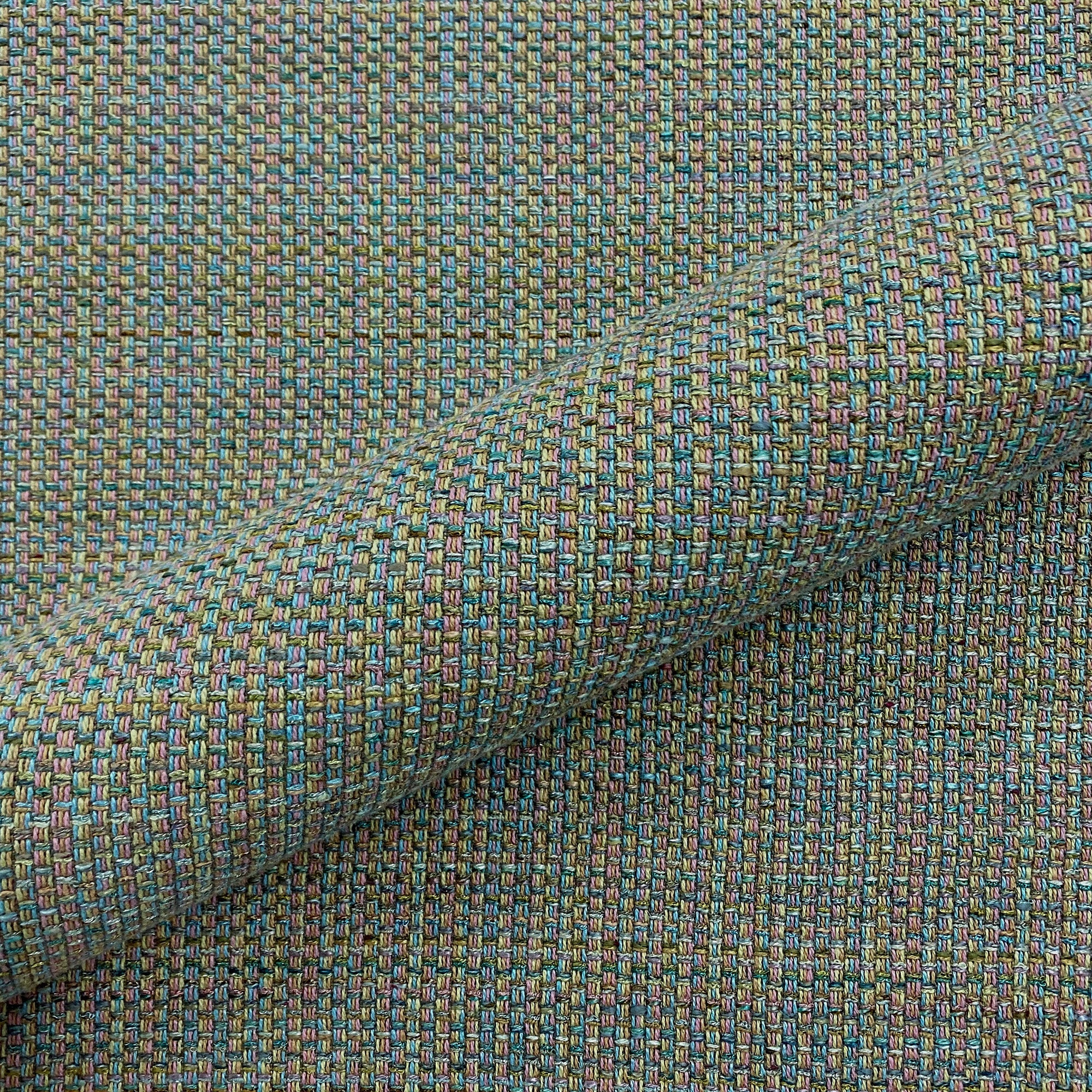Jewel Pastel Tweed Upholstery Fabric 54"