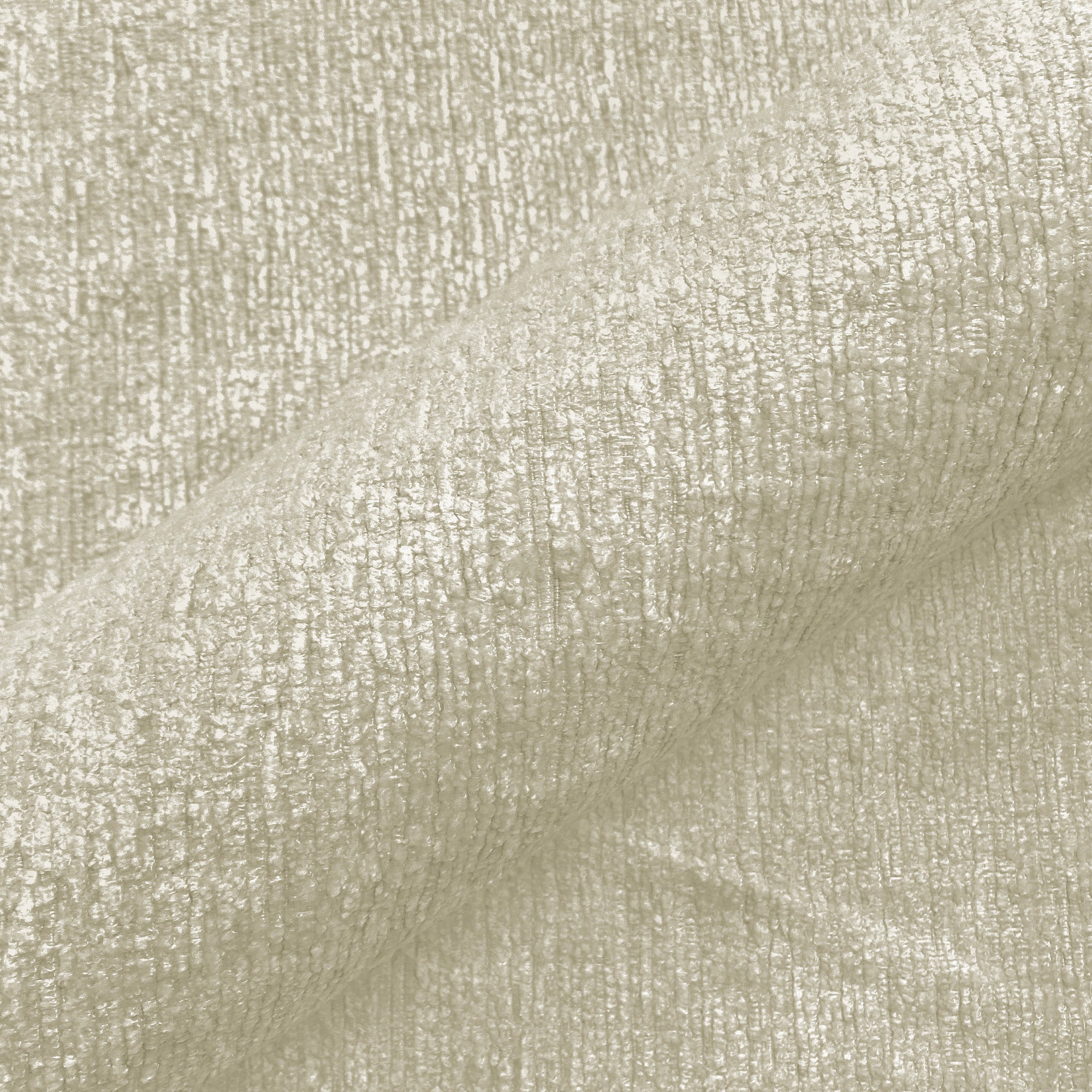 Santorini Ivory Solid Chenille Upholstery Fabric 54"