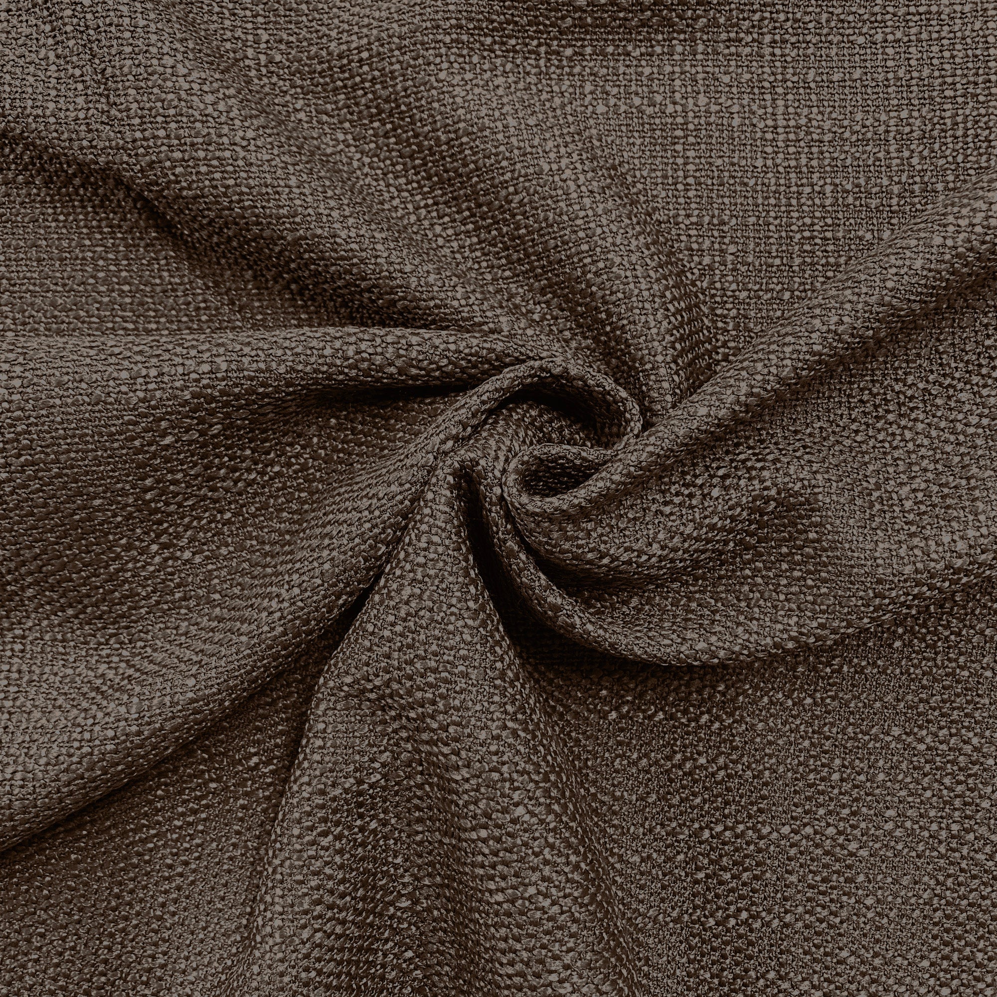 Mocha Solid Tweed Upholstery Fabric 54"