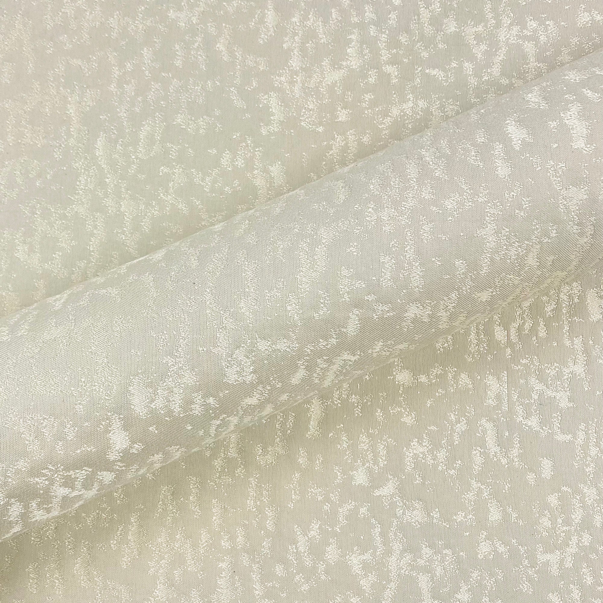 Frost Abstract Glam Satin Upholstery Fabric 59"