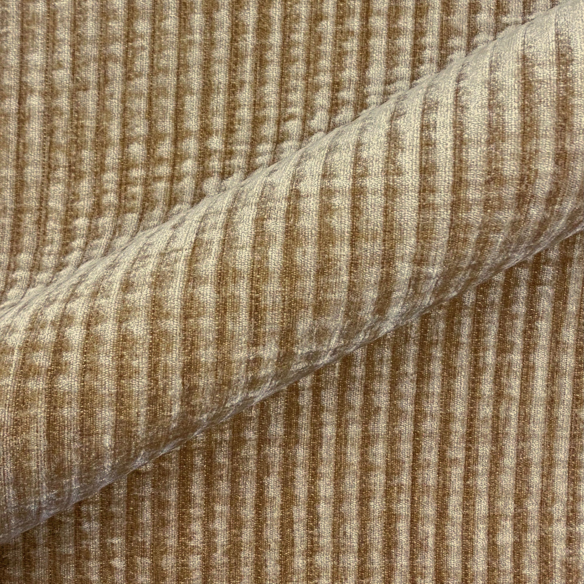 Topaz Channeled Velvet Upholstery Fabric 54"