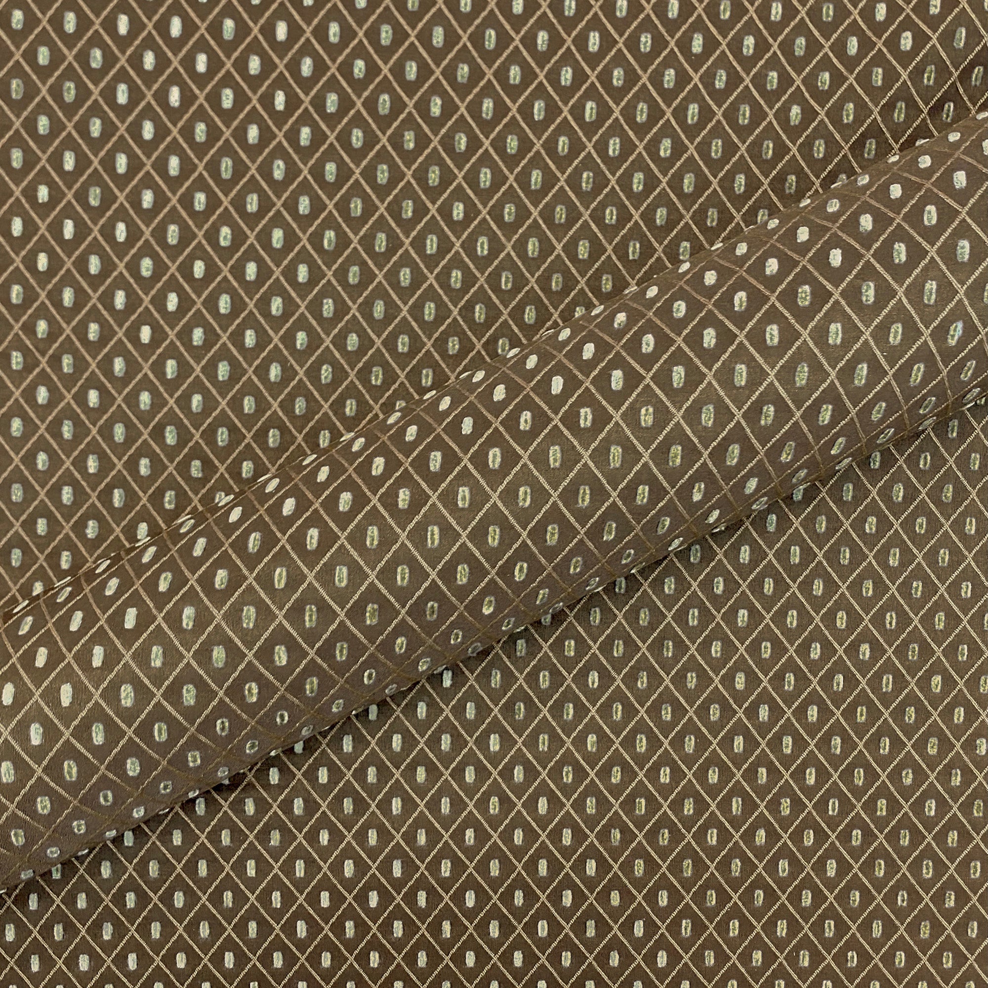 Chocolate Diamond Jacquard Upholstery Fabric 54"