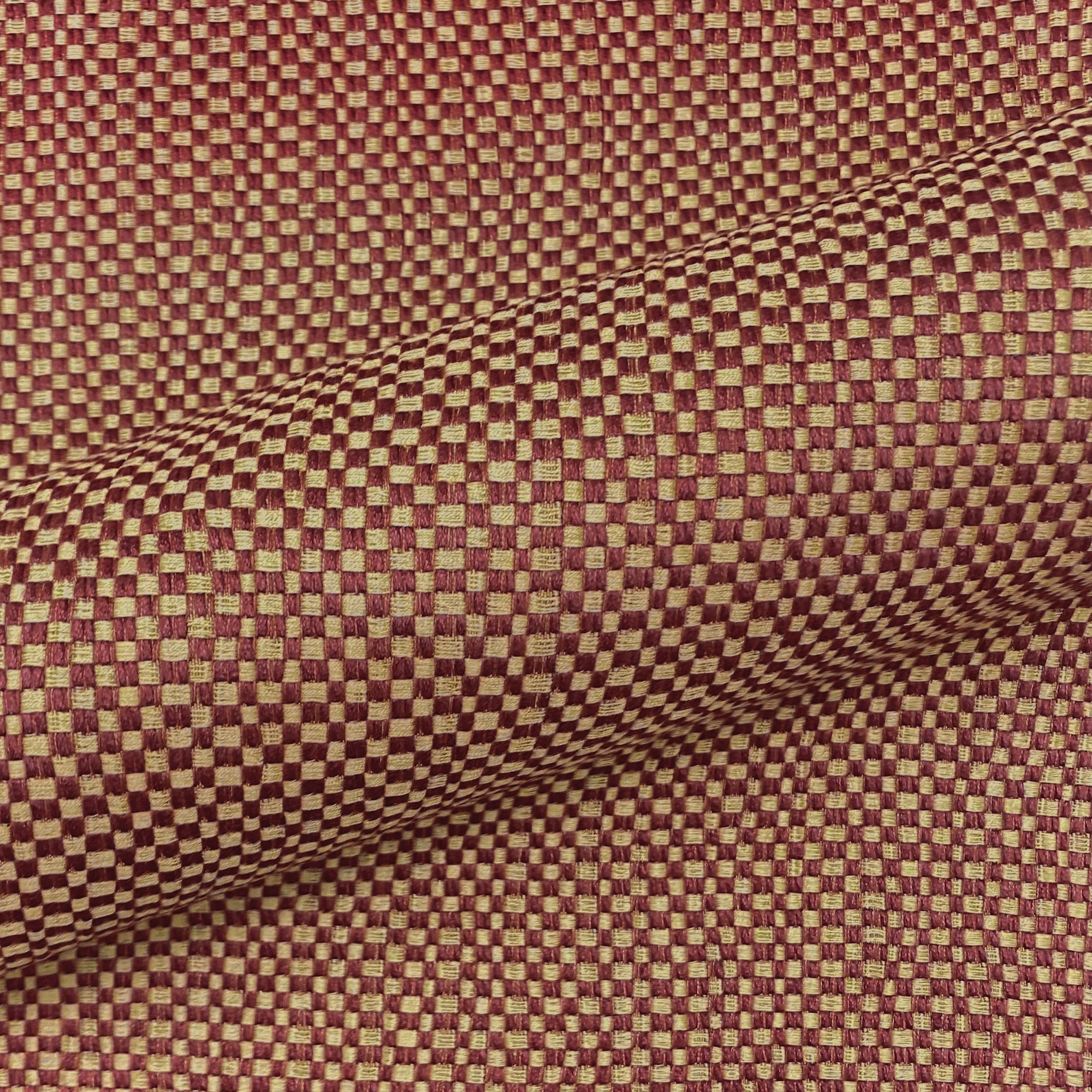 Quadrato Merlot Woven Upholstery Fabric 54"
