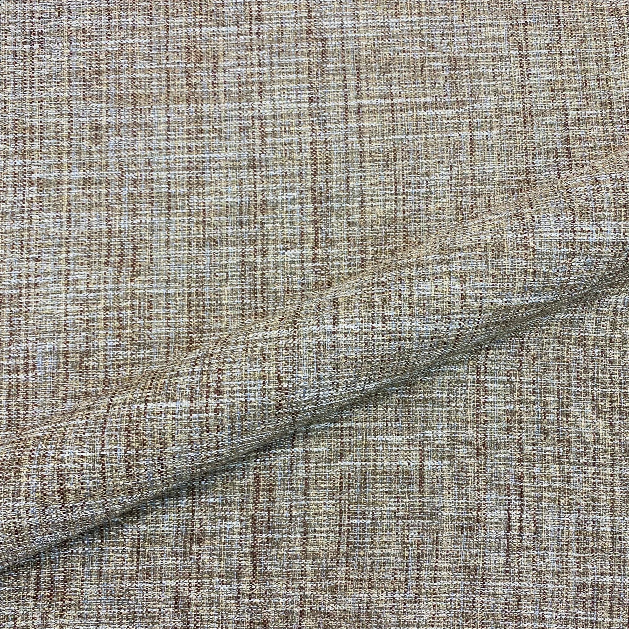 Oxford Woven Tweed Upholstery Fabric 54" in Powder