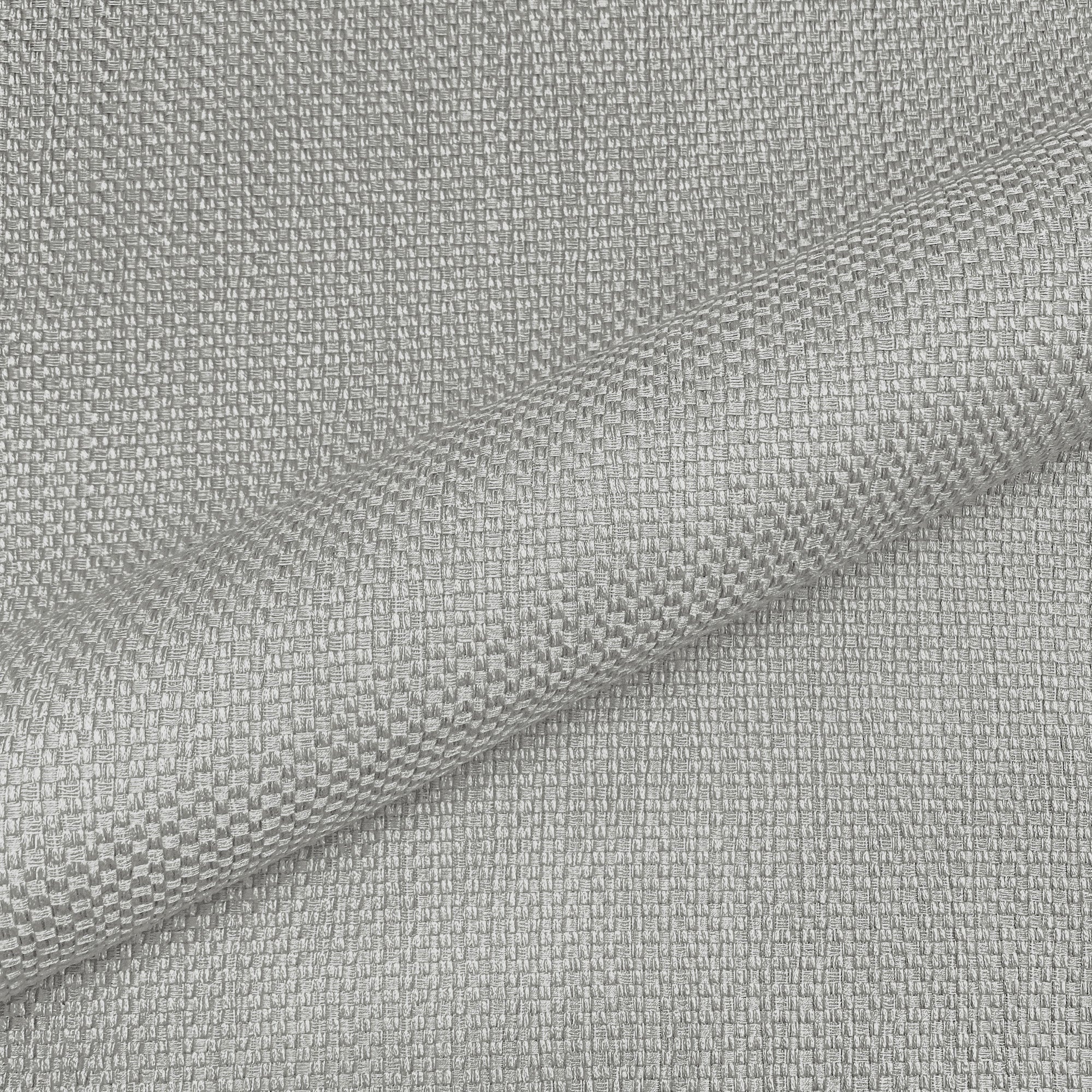 Quadrato Pewter Woven Upholstery Fabric 54"