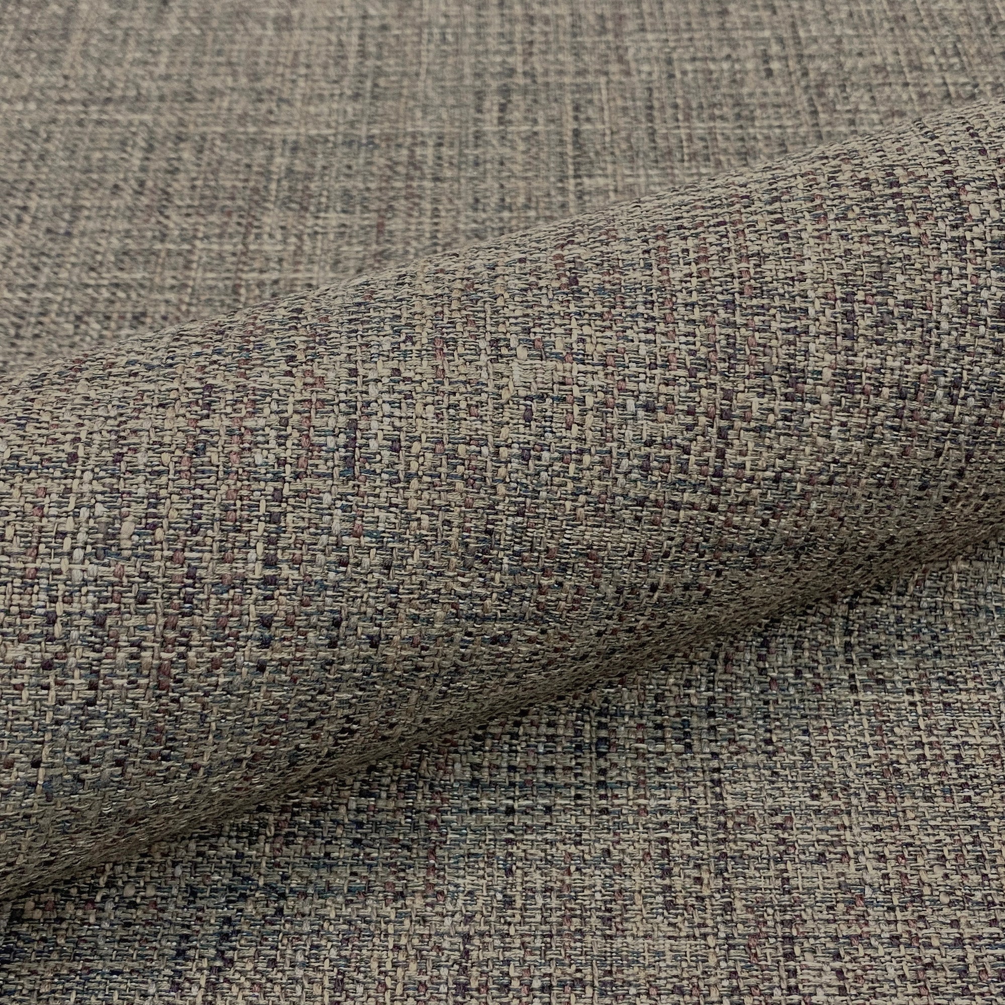 Oxford Woven Tweed Upholstery Fabric 54" in Coffee