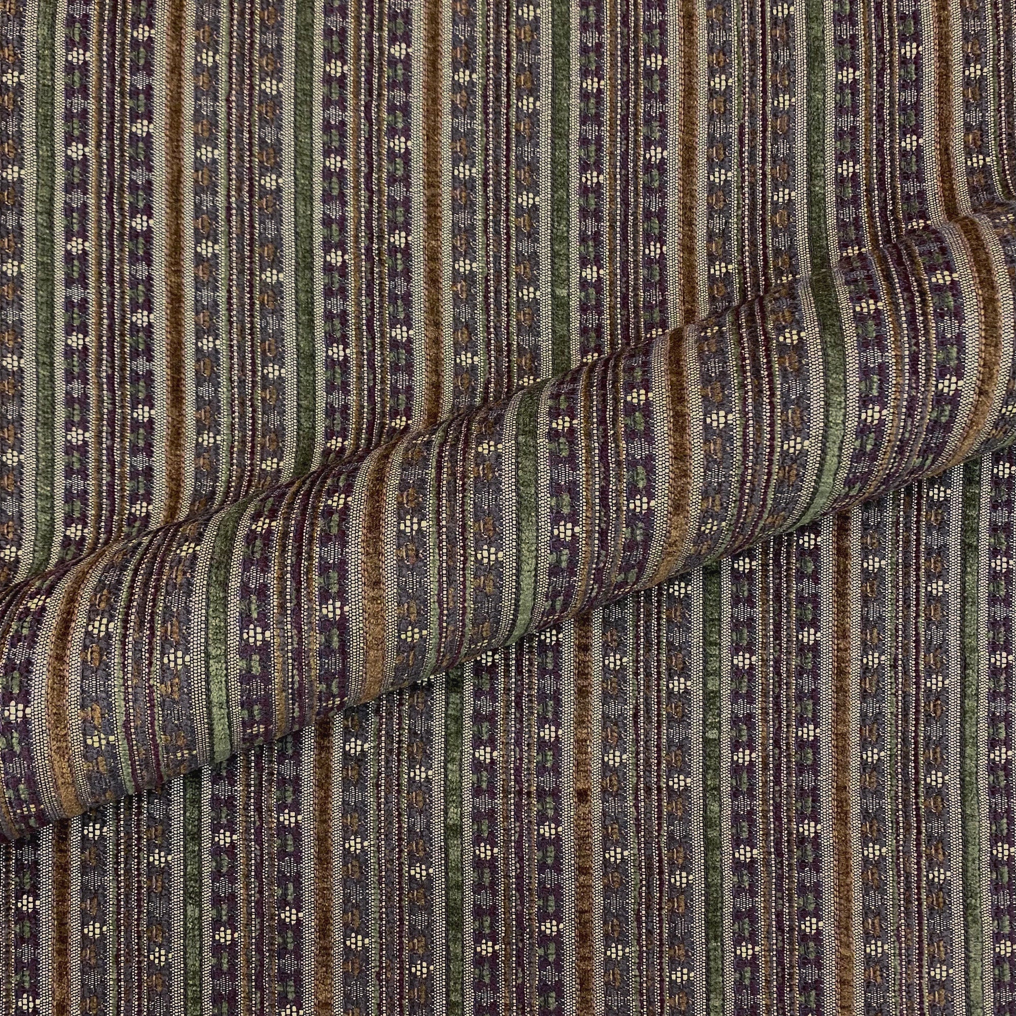 Sioux Southwest Striped Chenille Upholstery Fabric 54"