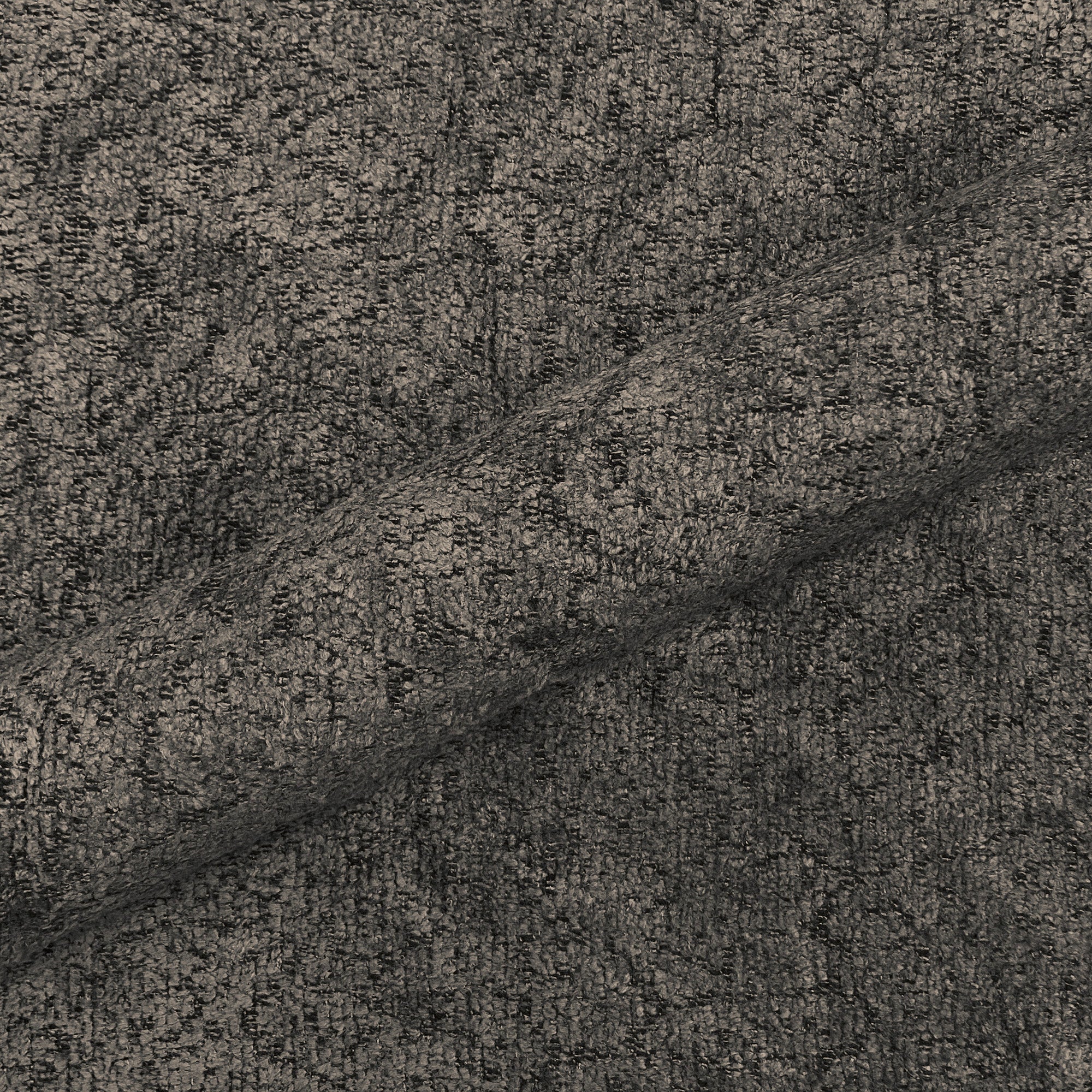 Faux fur textured brown fabric 54"