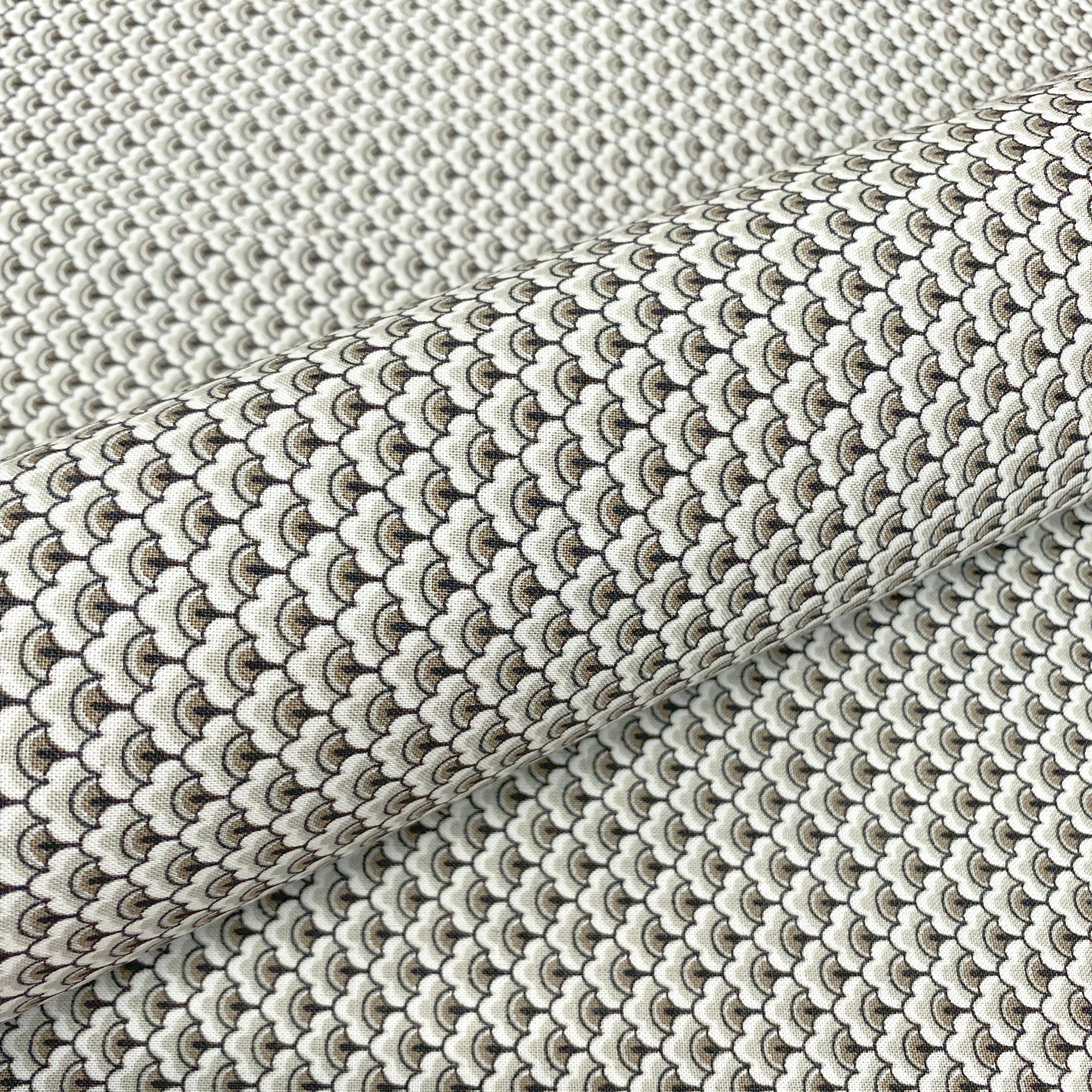 Scale Stone Mosaic Upholstery Fabric 54"