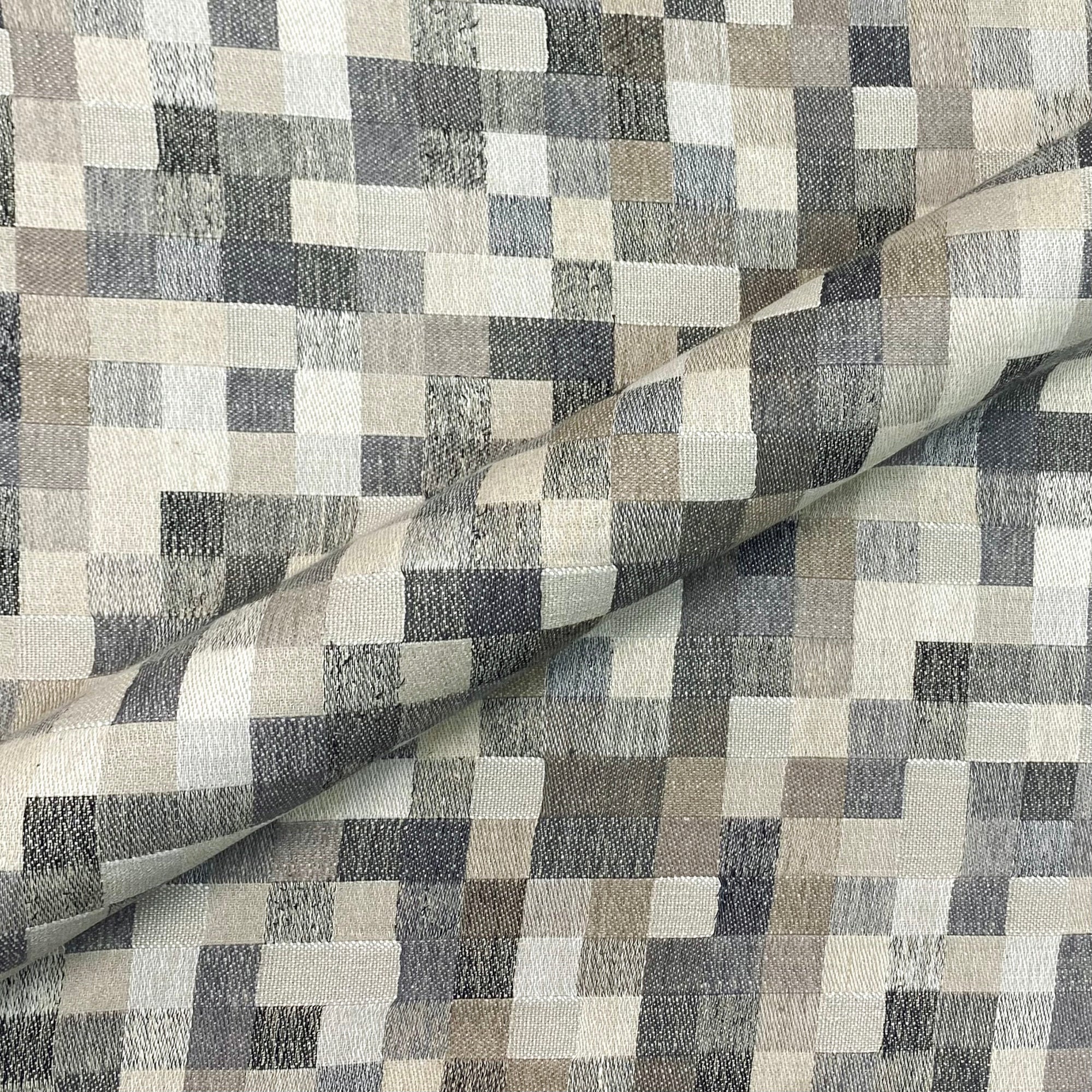 Modern Patchwork Jacquard Upholstery Fabric 52"