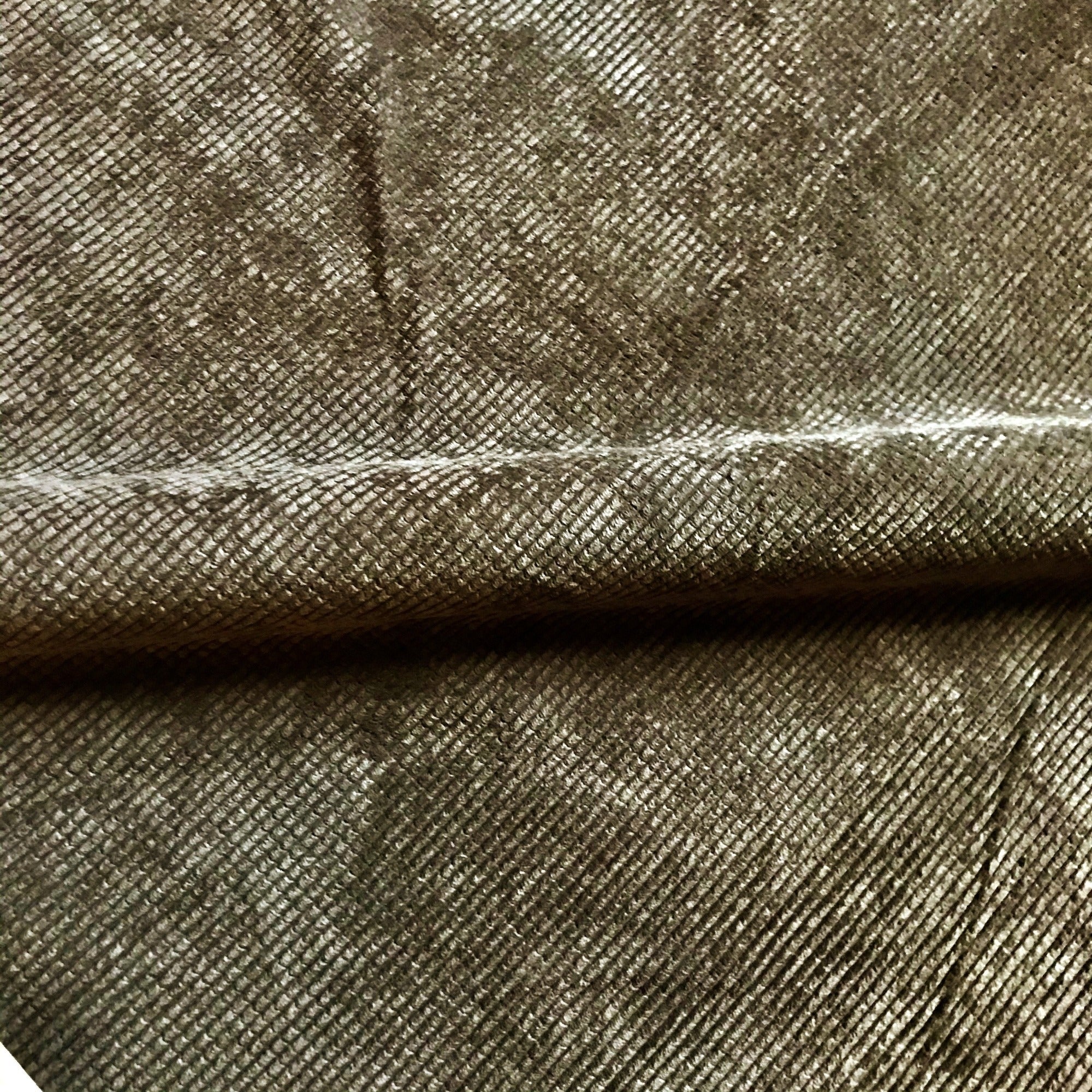 Chocolate Textured Corduroy Upholstery Fabric 54"