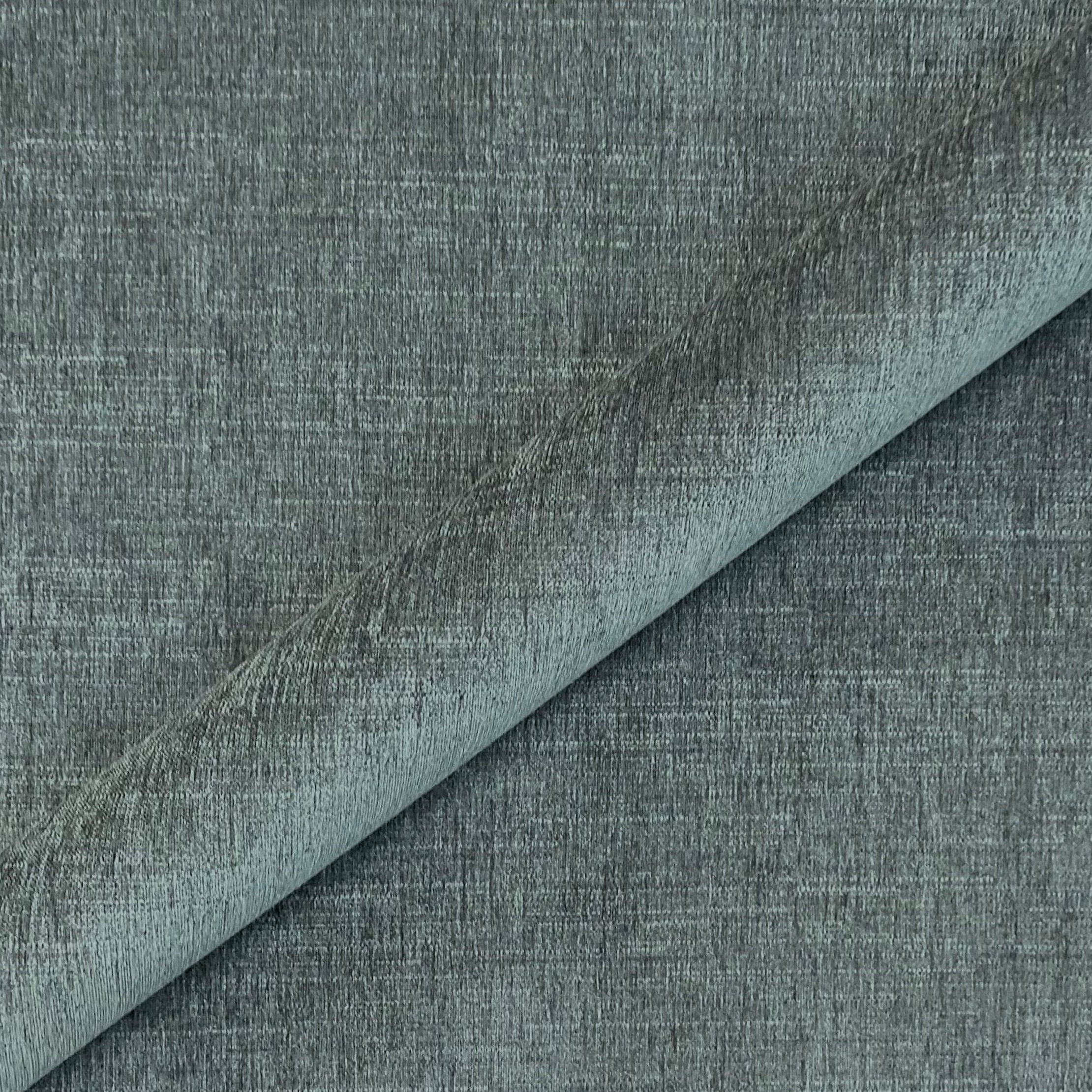 Forest Green Mid Century Chenille Upholstery Fabric 54"