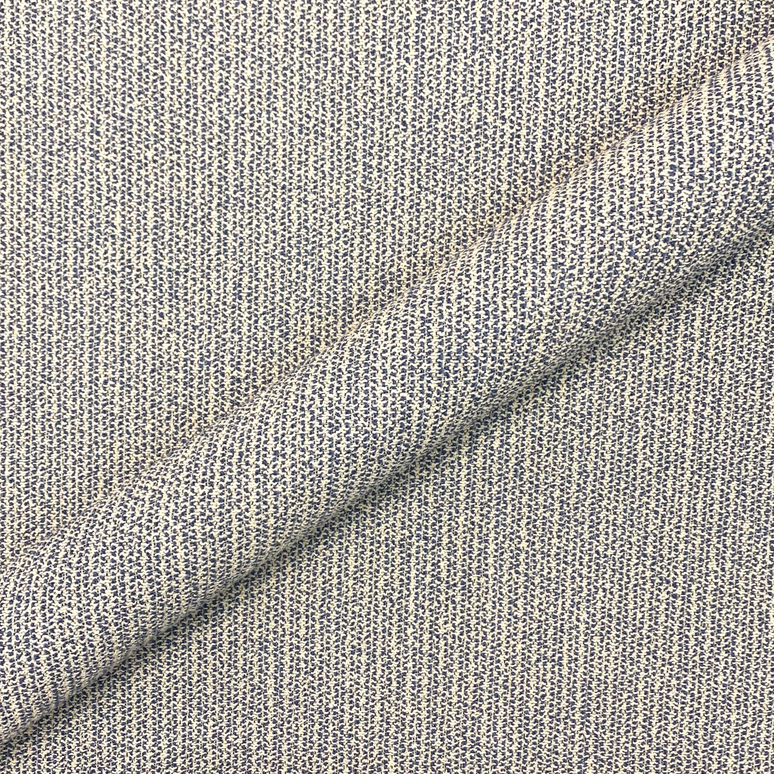 Beige/ Cyan Mid Century Jacquard Upholstery Fabric 55"
