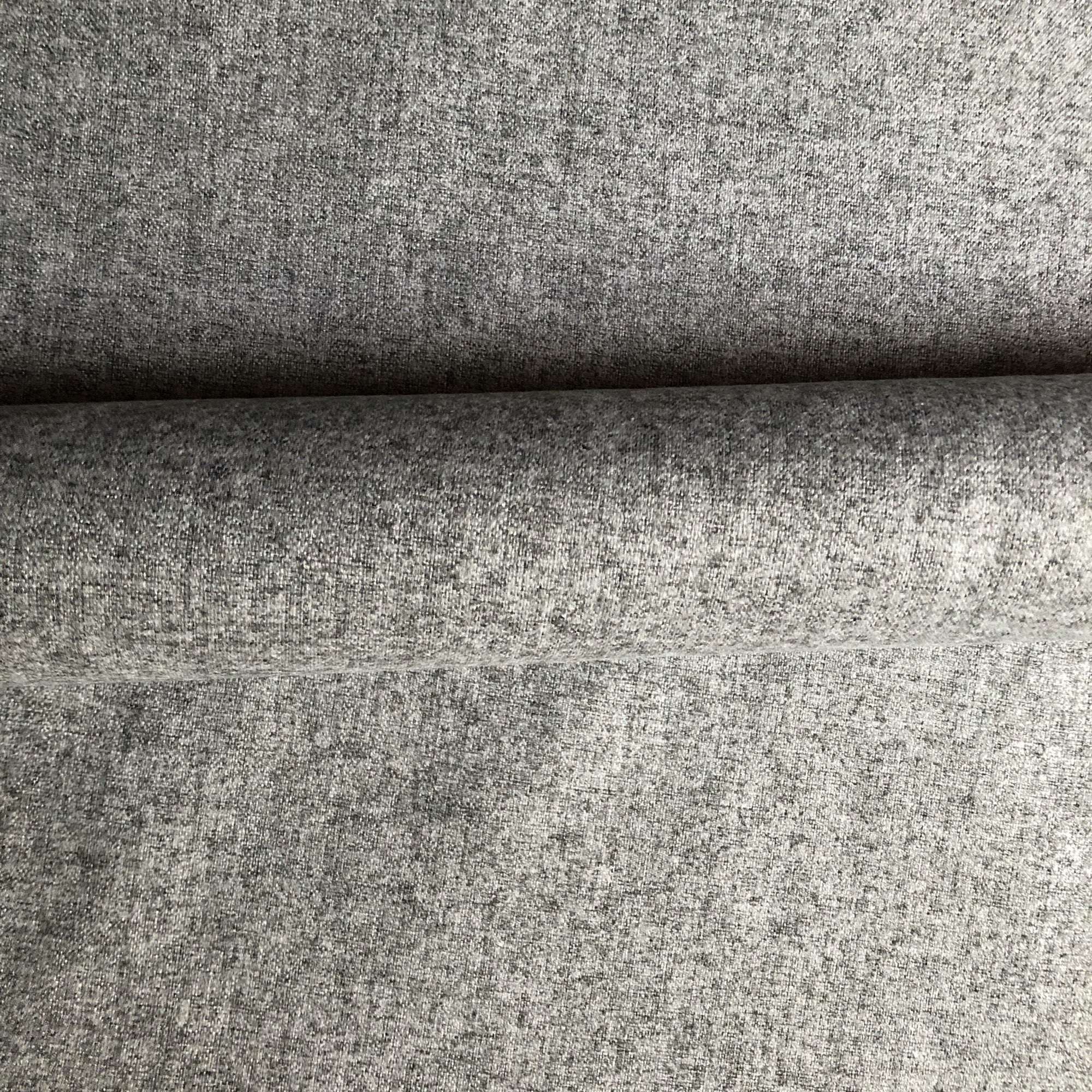 Light Gray Contemporary Solid Felt Upholstery Fabric 54"