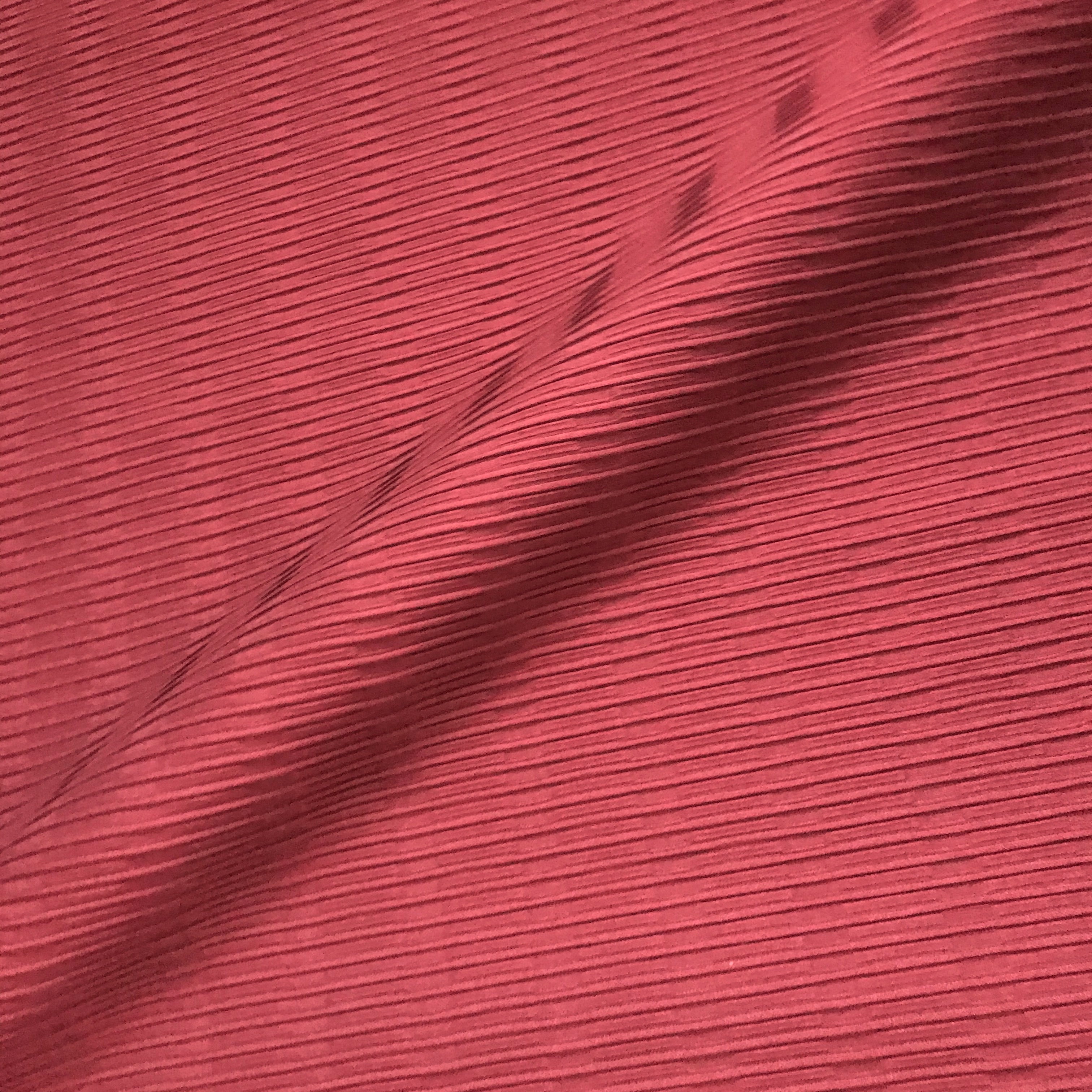 Sashay Red Pleated Satin Lightweight Fabric 54"