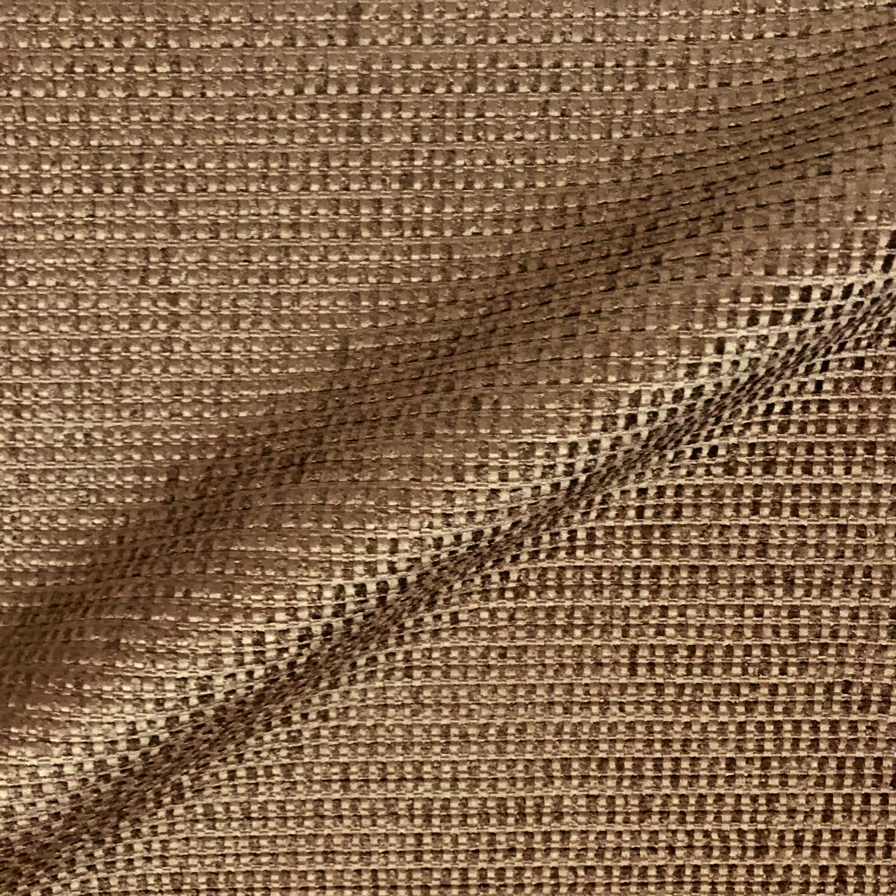 Lionel Dark Brown Textured Upholstery Fabric - 54"