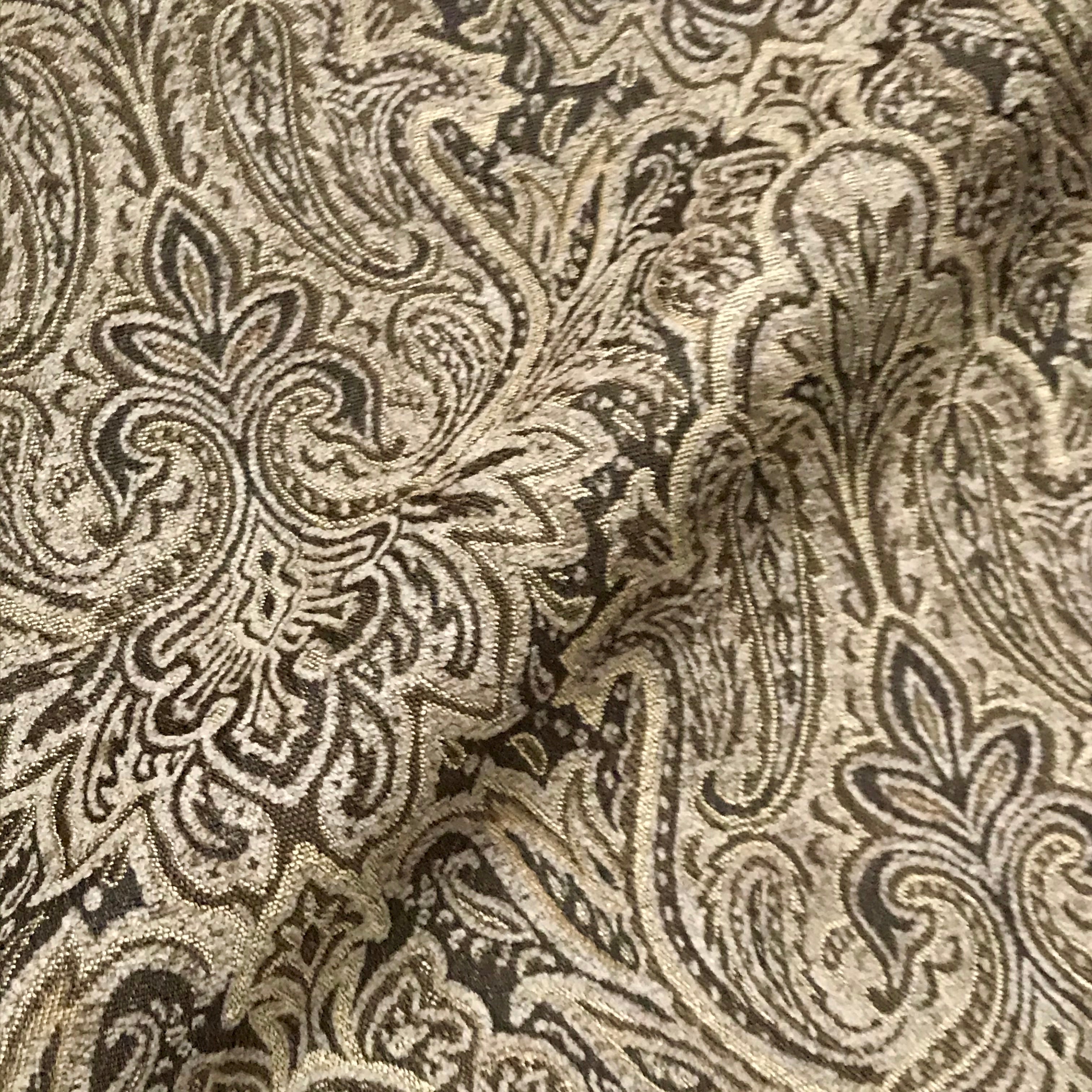 Ivanhoe Traditional Jacquard Woven Damask Upholstery Fabric 54"
