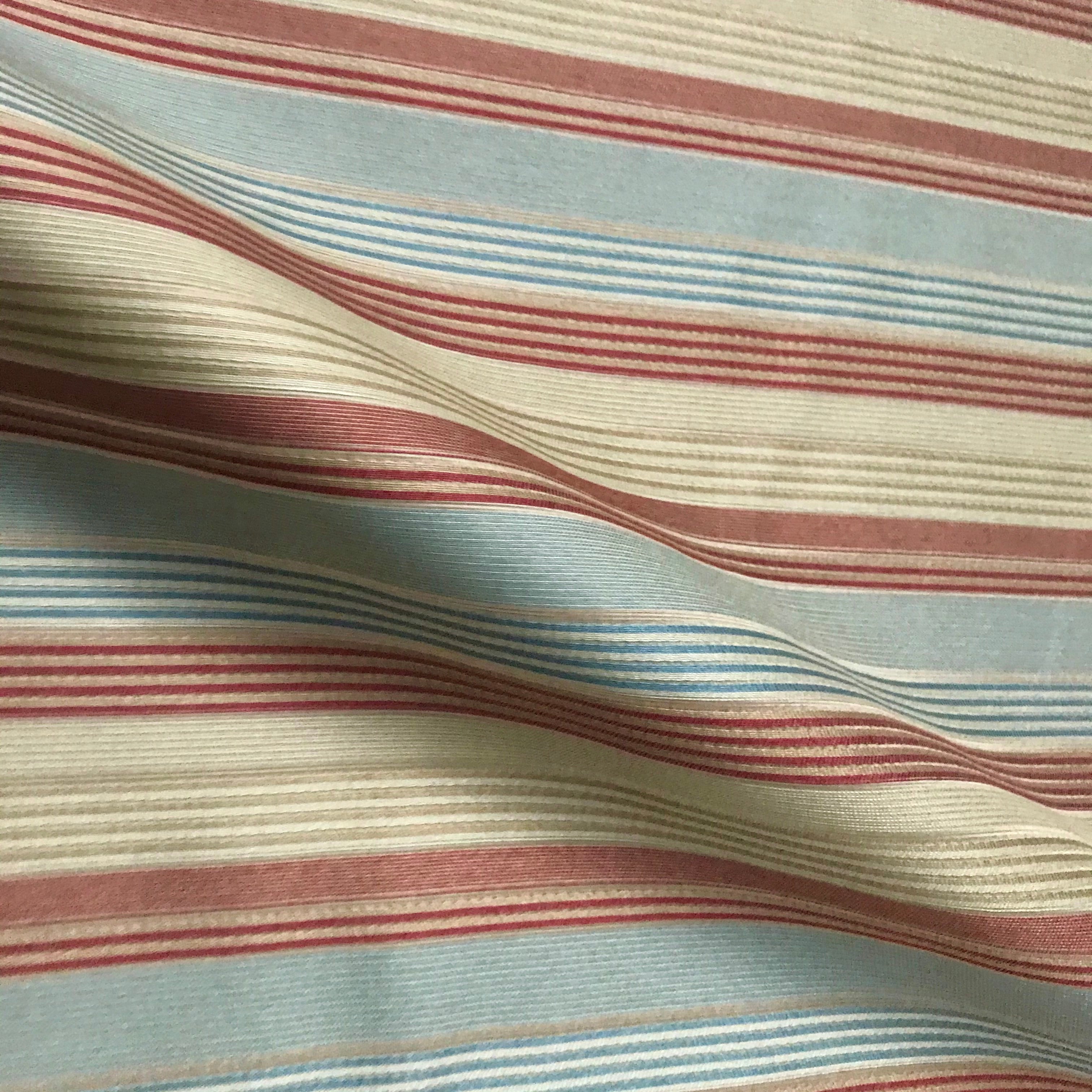 Susan Spring Railroaded Stripe Upholstery Fabric - 54"