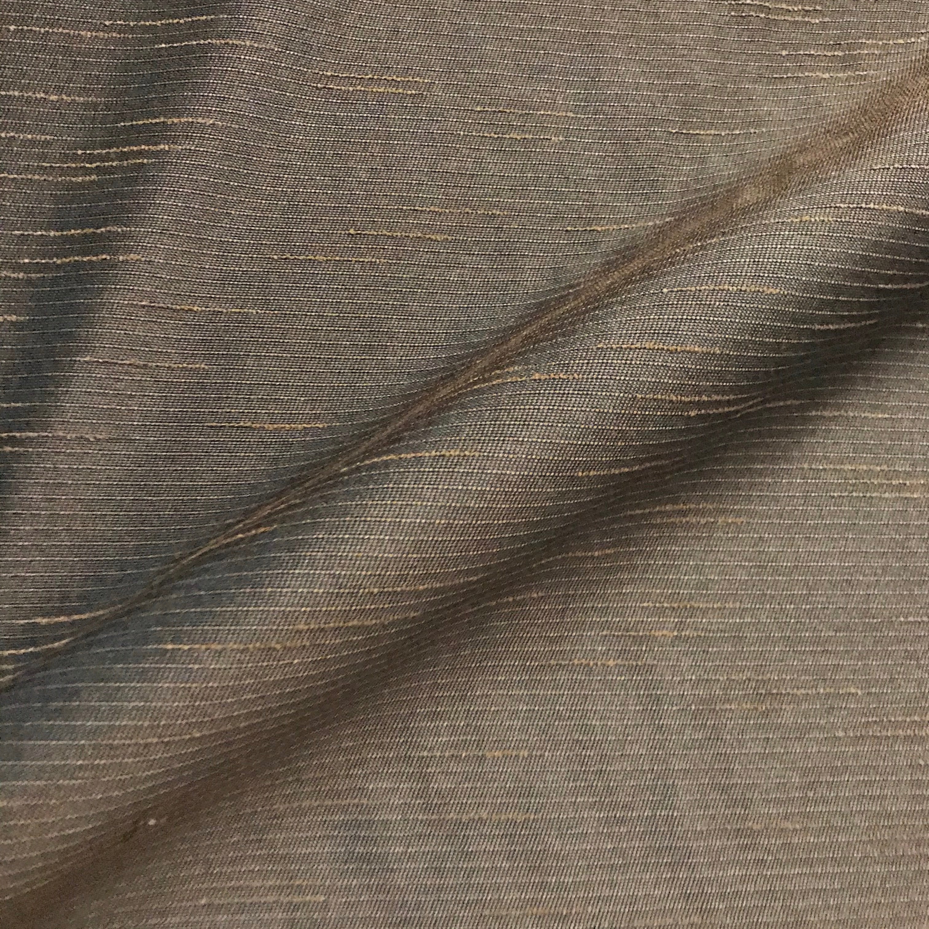 Loretto Coffee Bean Solid Shantung Upholstery Fabric - 54"