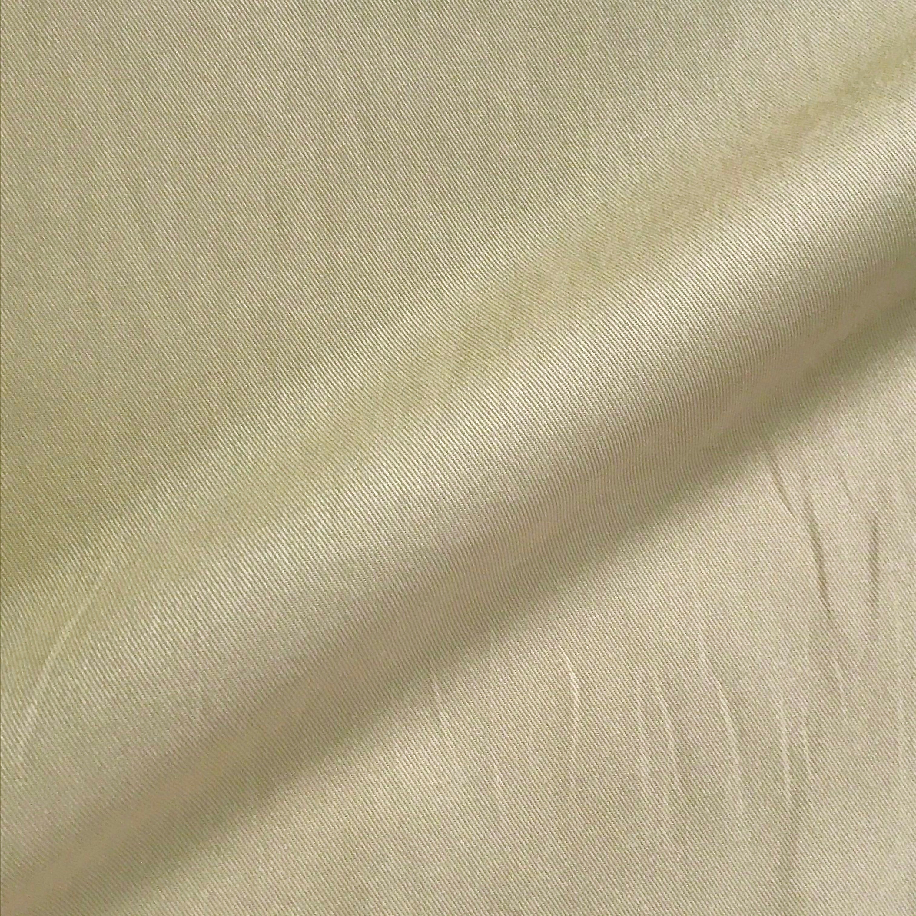 Elijah Solid Khaki Brushed Cotton Fabric - 54"