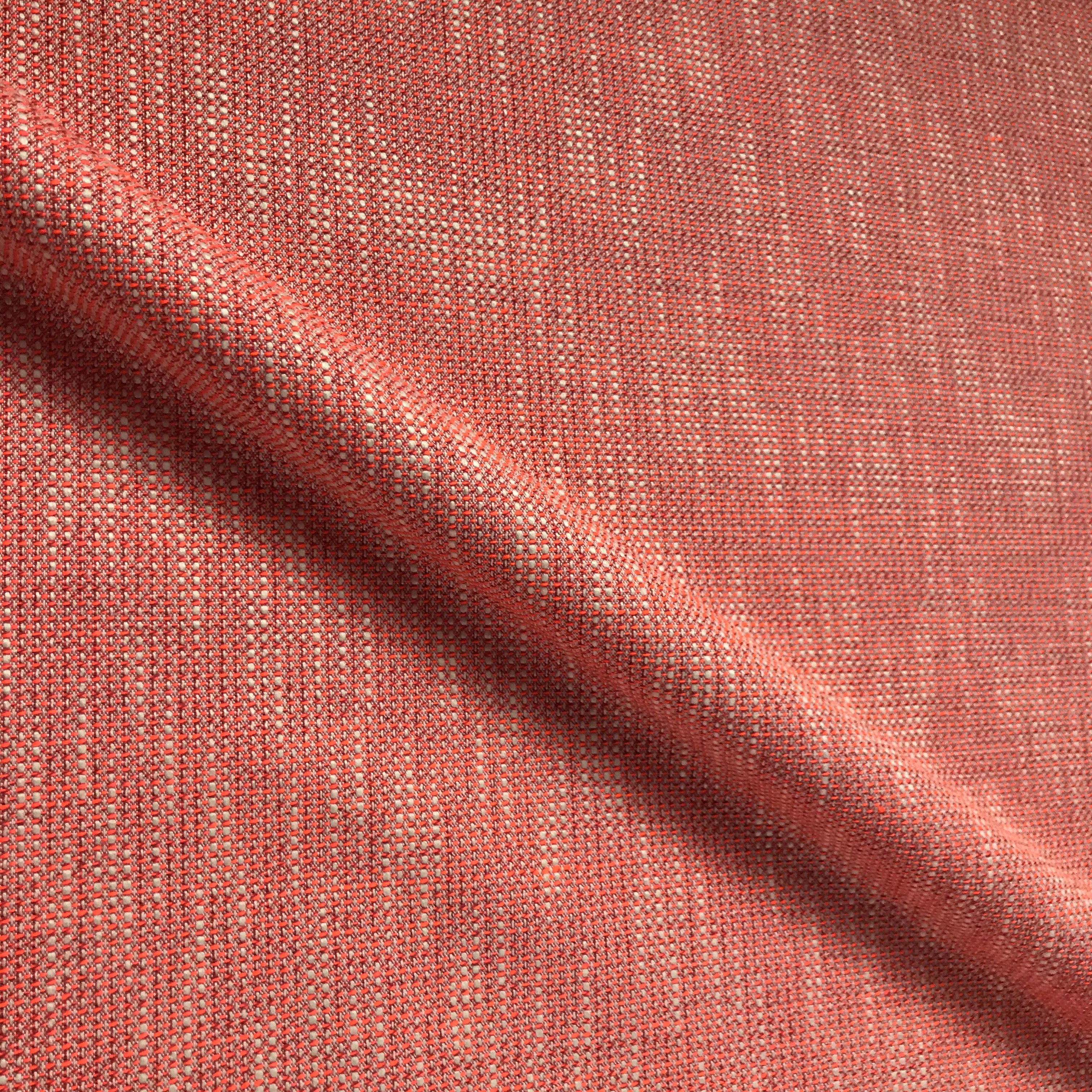 Fiesta Orange Solid Cotton Blend Fabric - 55"