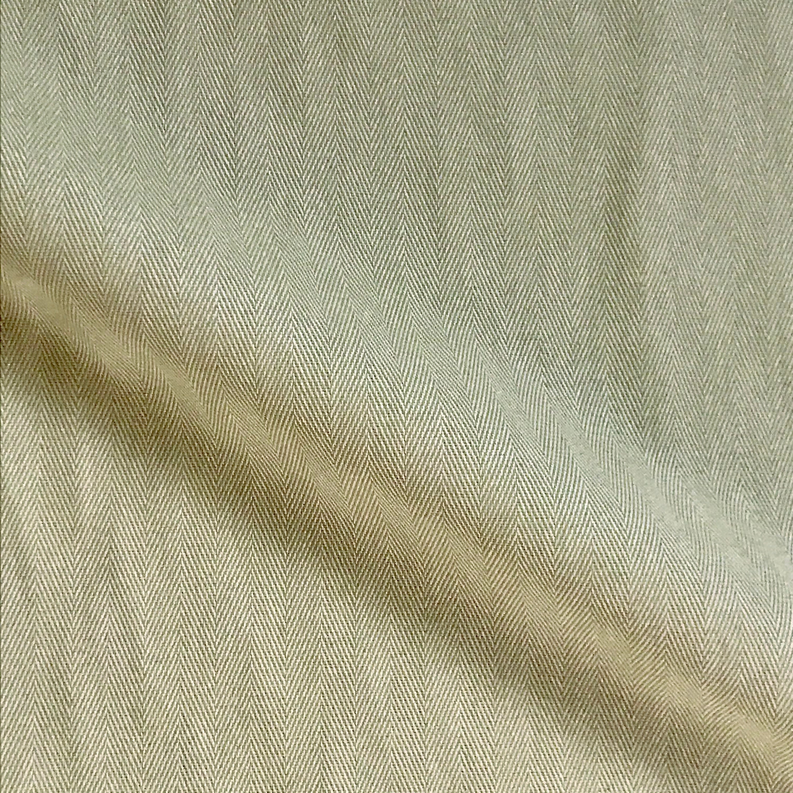 Lime Tonal Herringbone Woven Upholstery Fabric - 54"