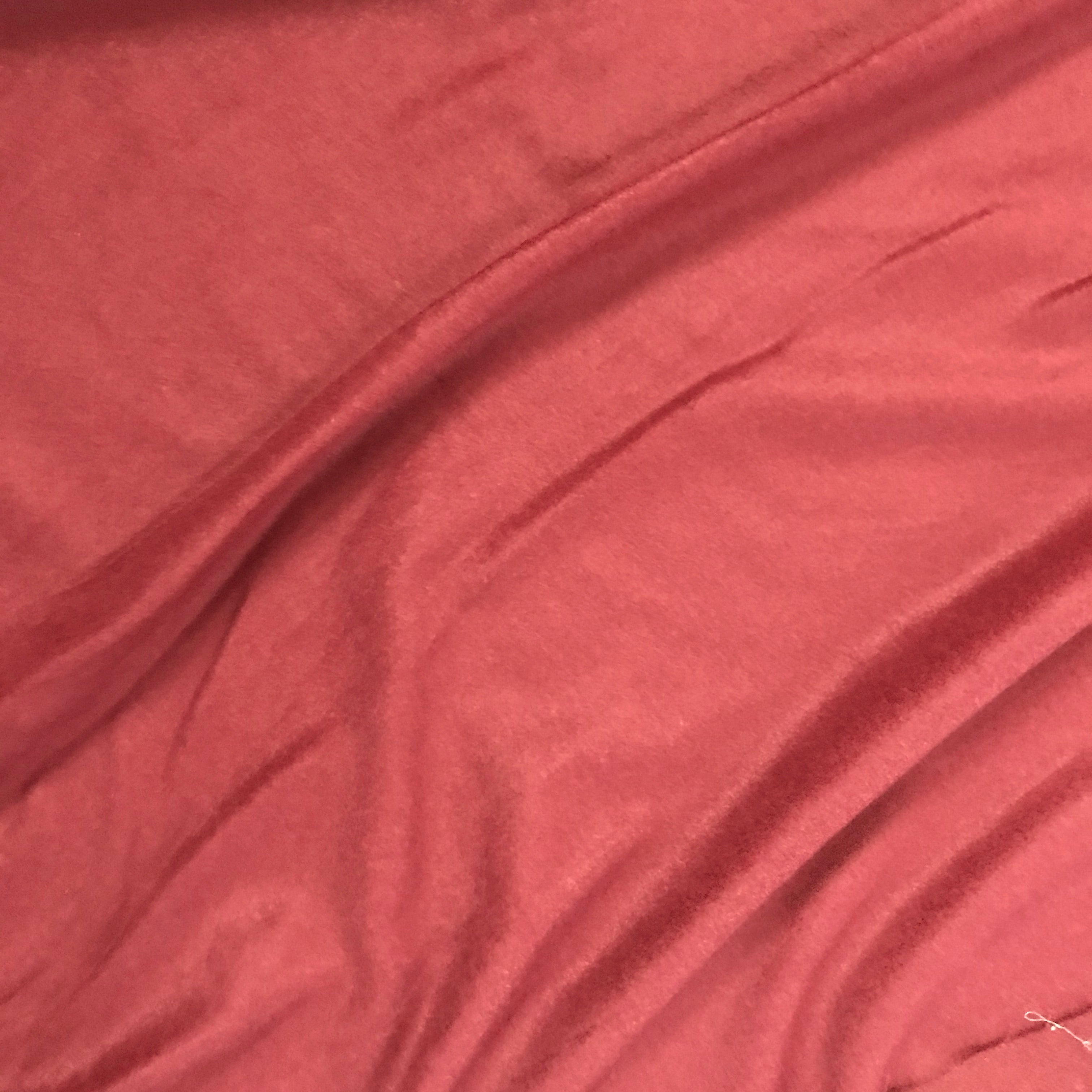 Stable Red Wool Blend Upholstery Fabric - 54"