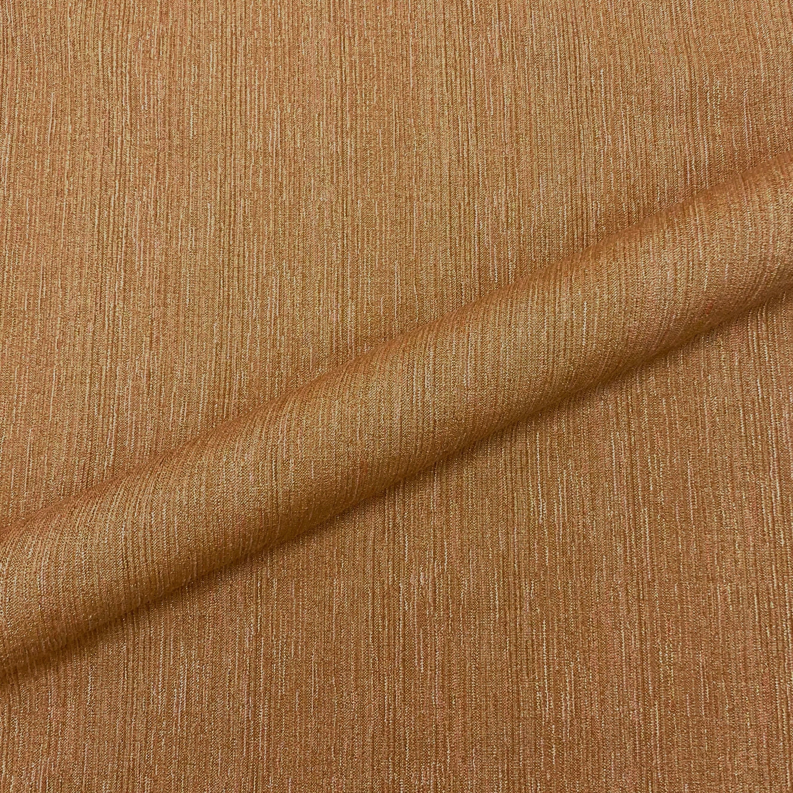 Coral Gold Modern Upholstery Fabric 52"