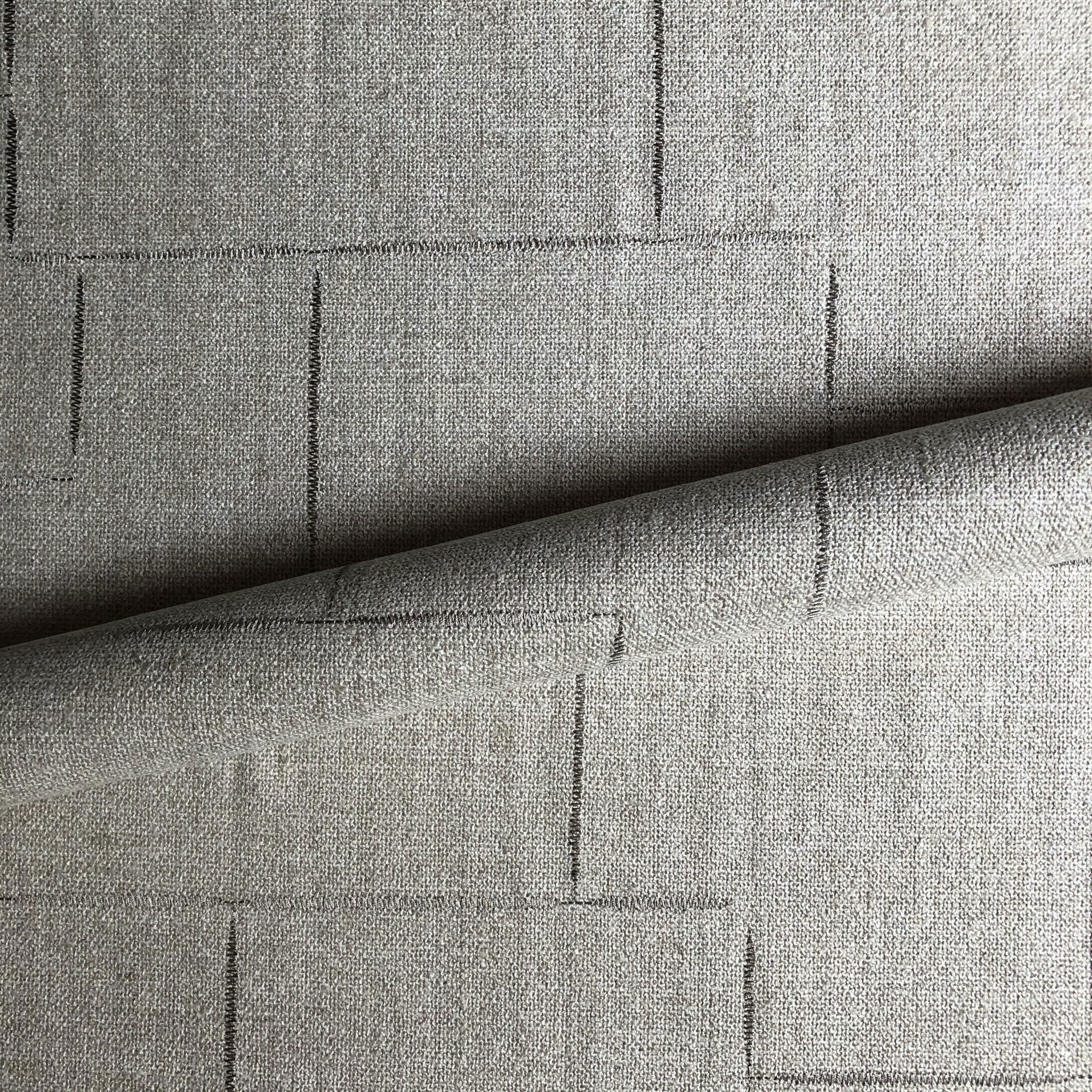 Contemporary Abstract Basket Weave Upholstery Fabric 54"