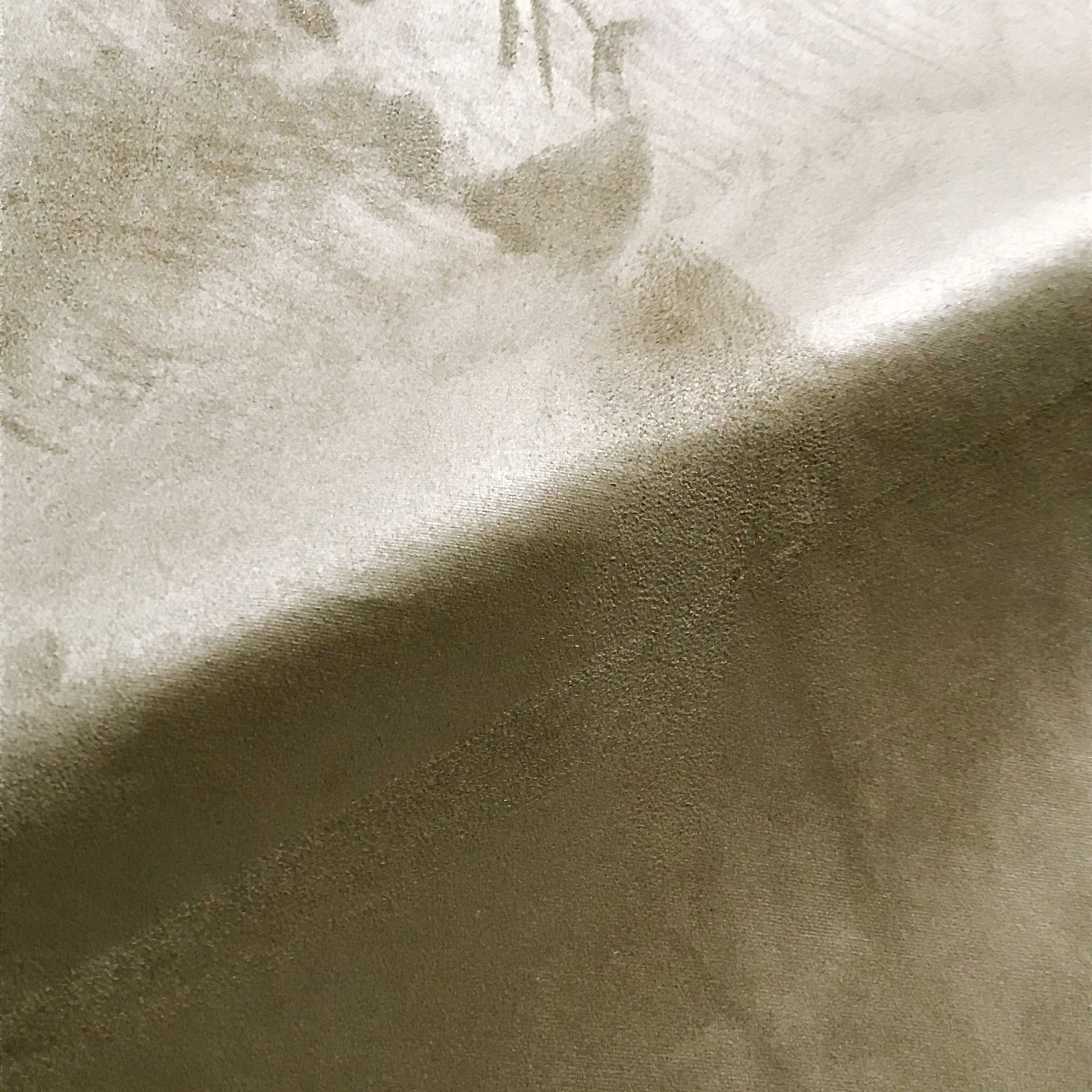 Beige Faux Suede Upholstery Fabric 58"