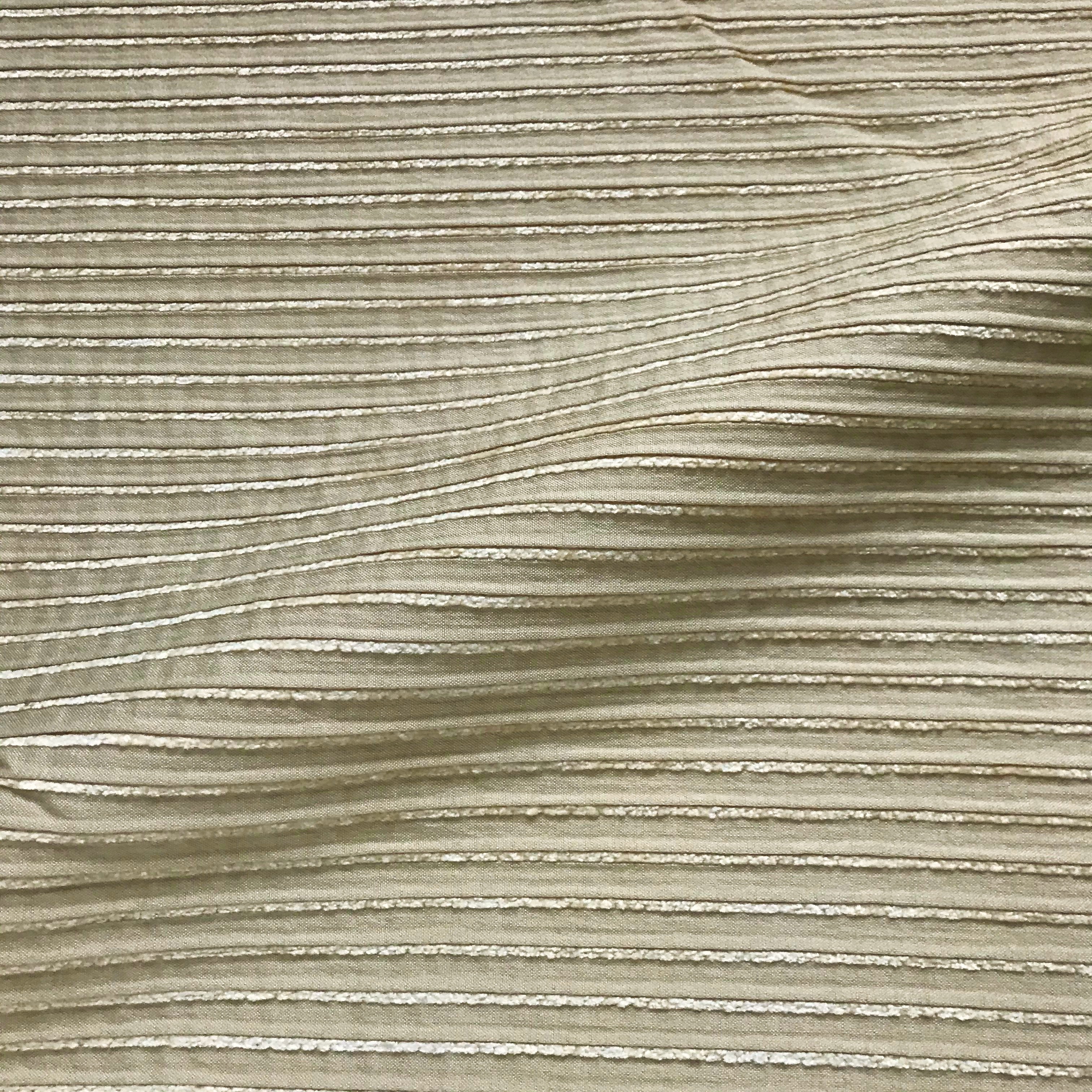 Oyster Pleated Home Decor Fabric - 54"
