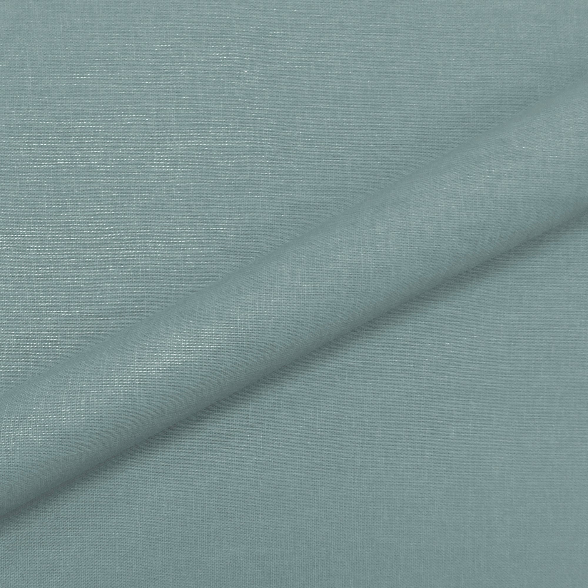 Sky Blue Solid Woven Upholstery Fabric 54"